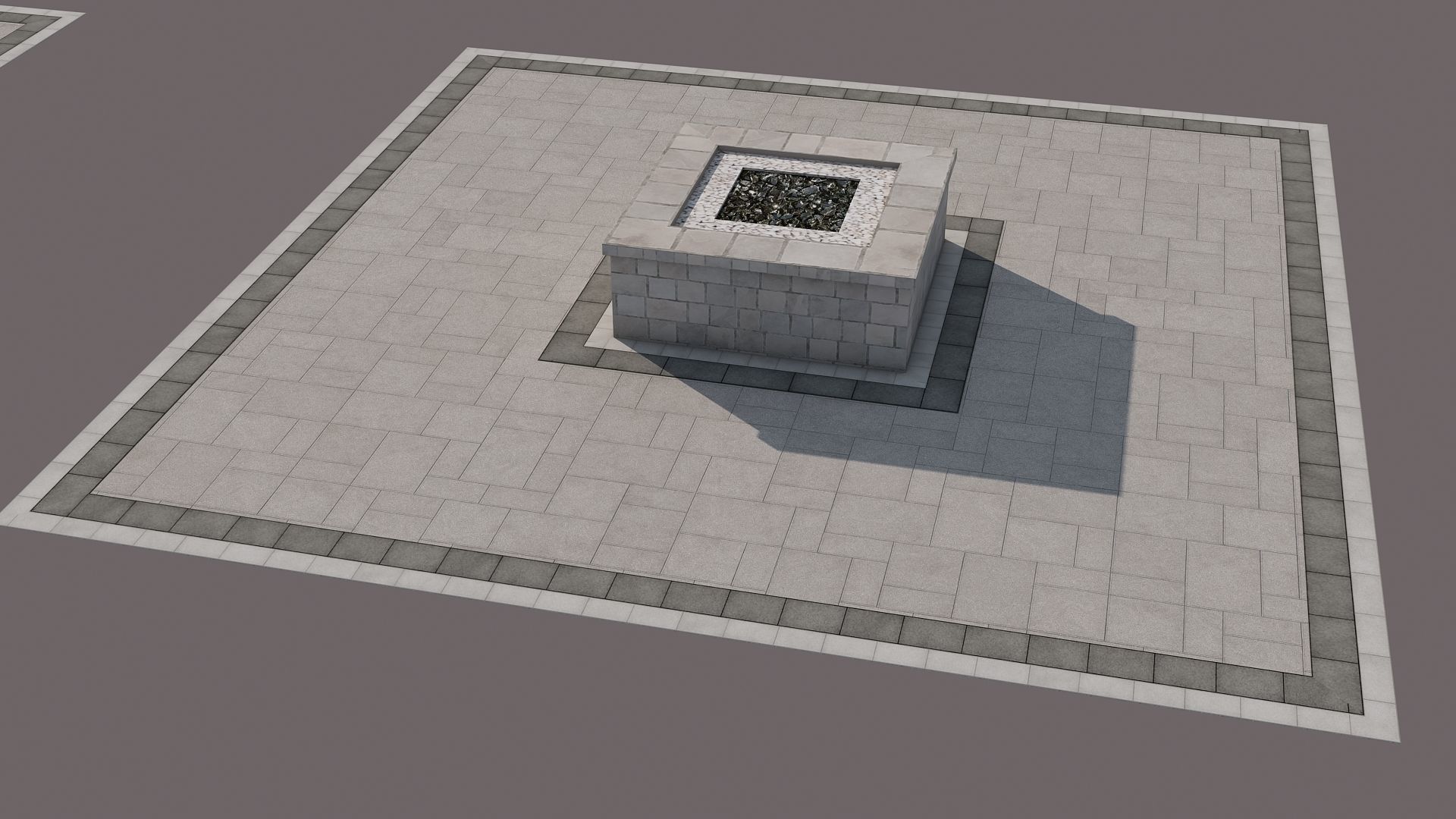 Stone Bonfires 3D model_4