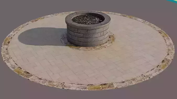 Stone Bonfires 3D model
