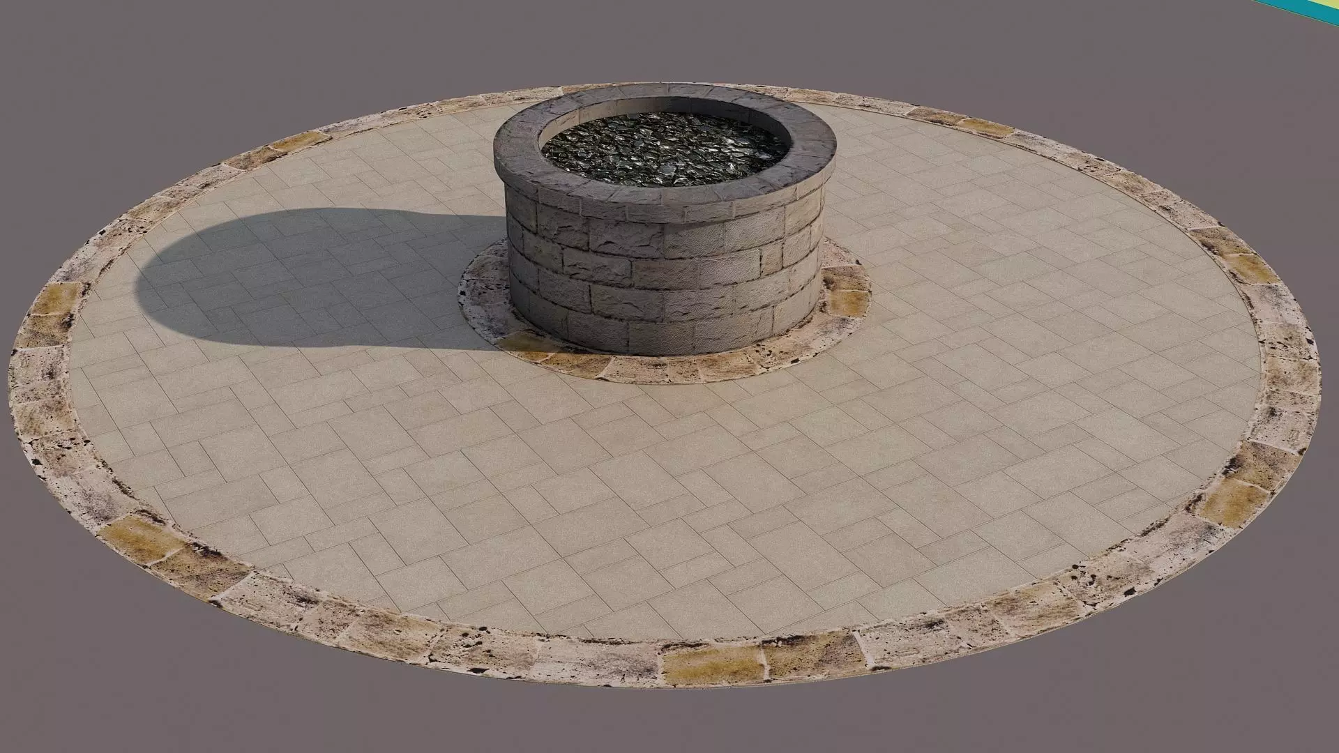 Stone Bonfires 3D model_0