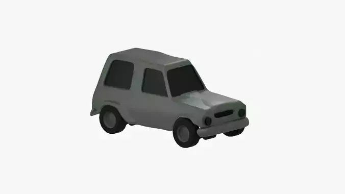 Military Car 3D Illustration