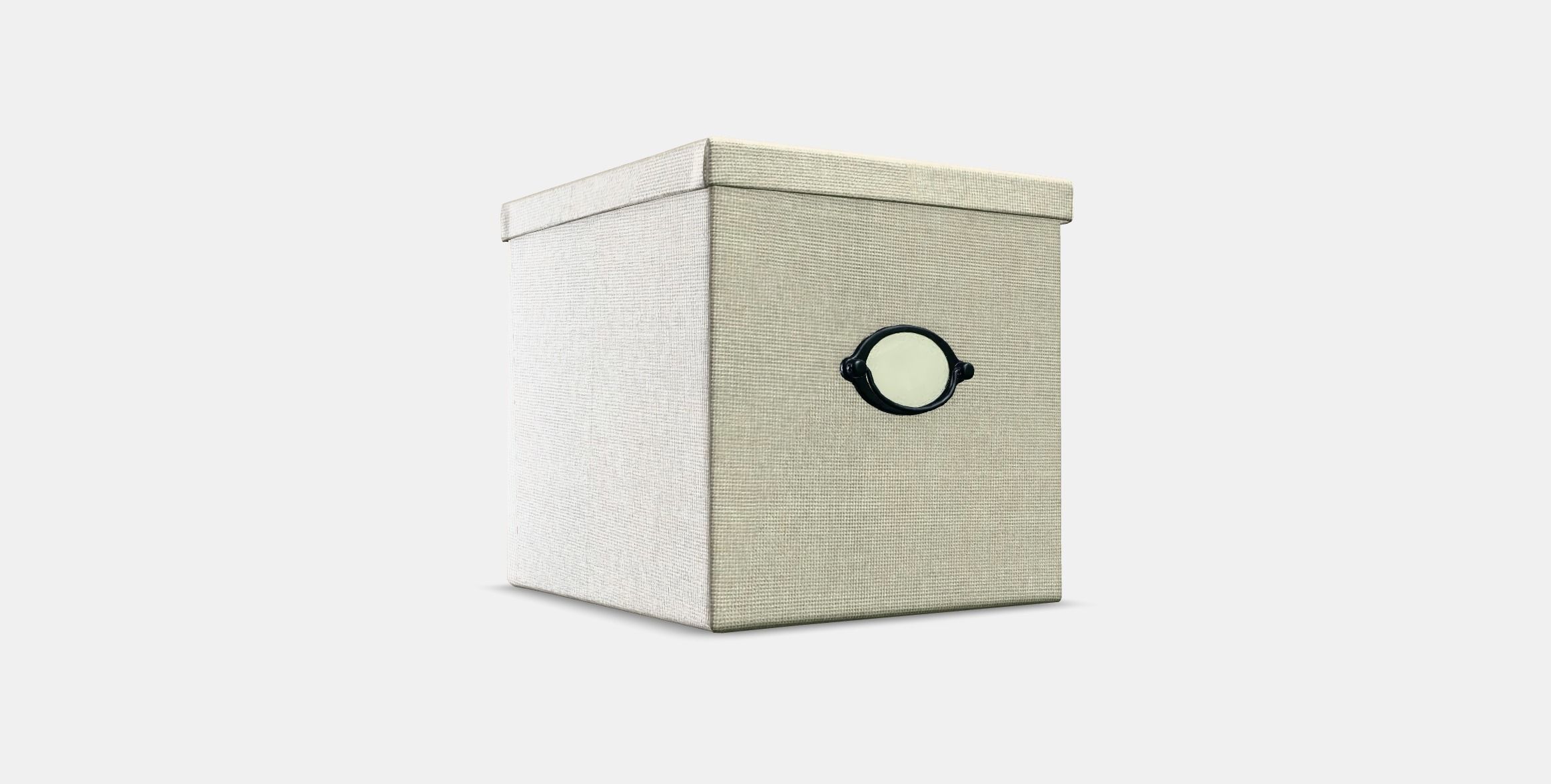 KVARNVIK Storage box with lid 1 Low-poly 3D model_2