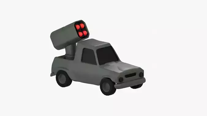 Military Truck 3D Illustration