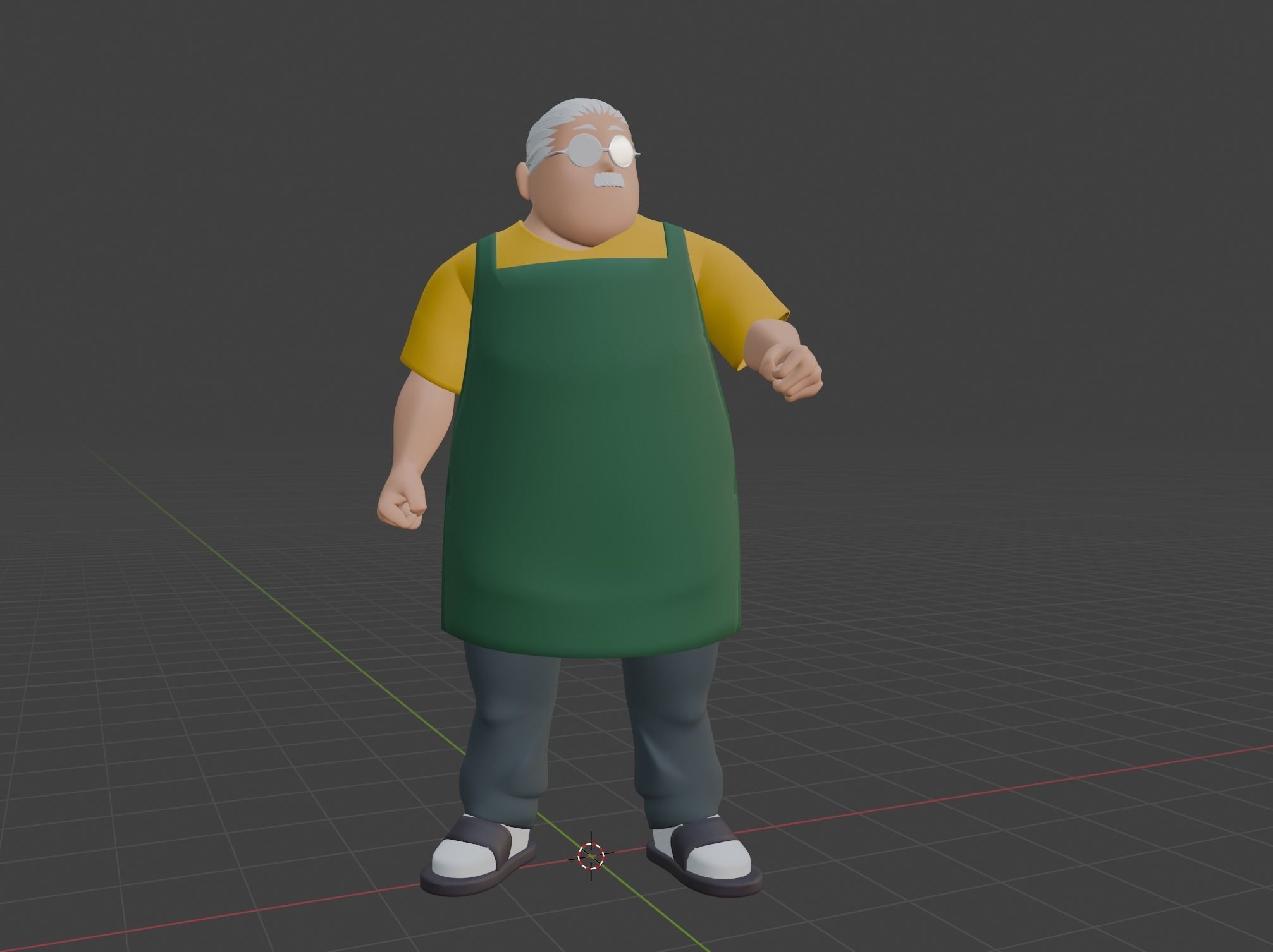 Taro Sakamoto - Sakamoto Days 3D model_4