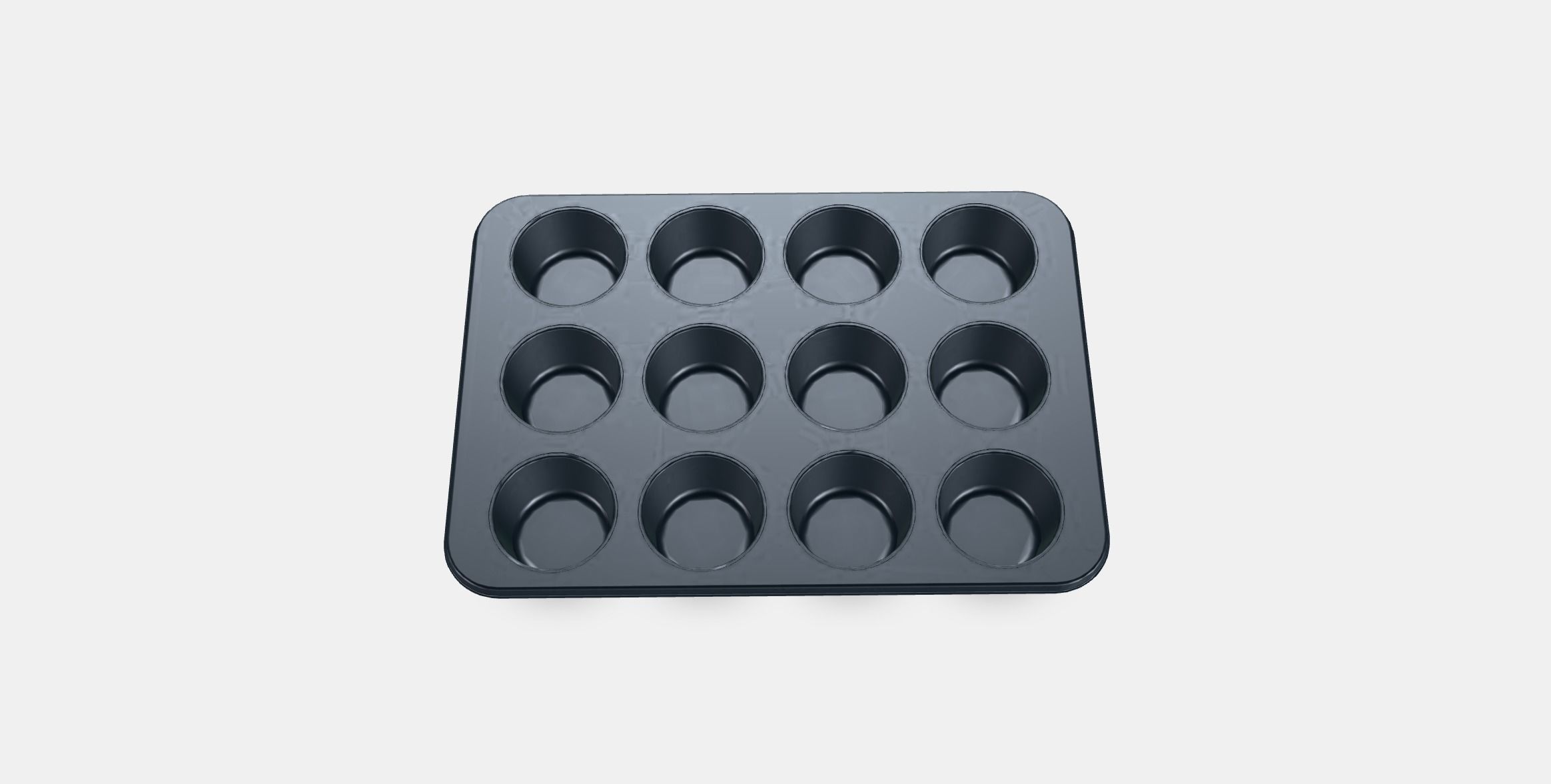 MANTAGG Muffin tin Low-poly 3D model_4