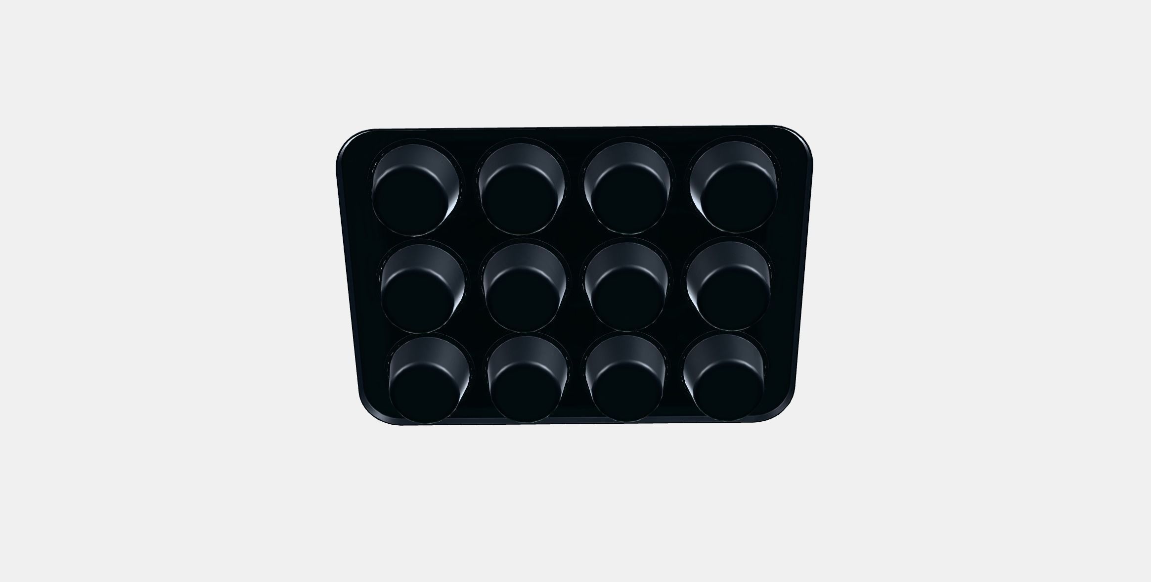 MANTAGG Muffin tin Low-poly 3D model_7