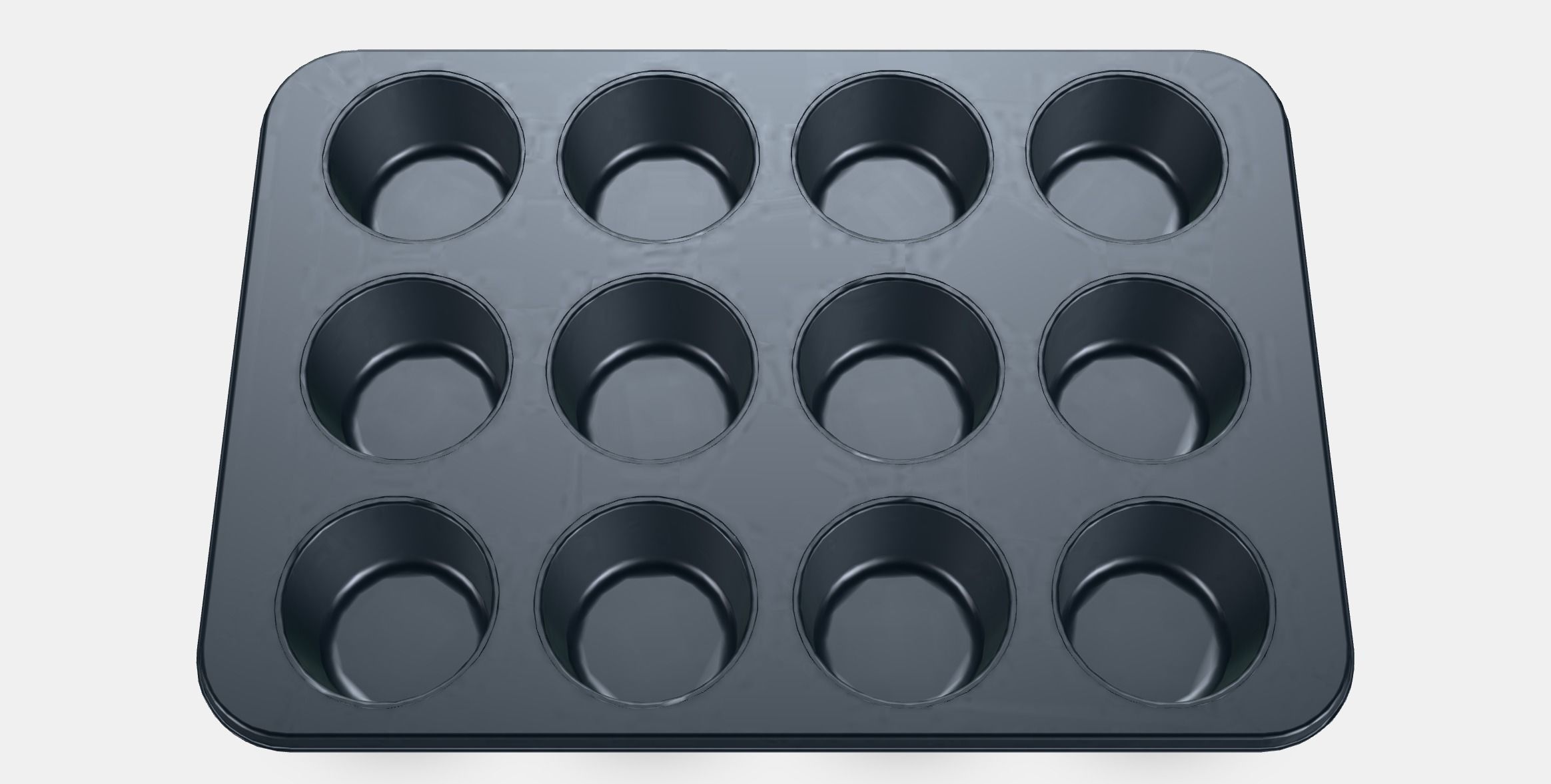 MANTAGG Muffin tin Low-poly 3D model_3