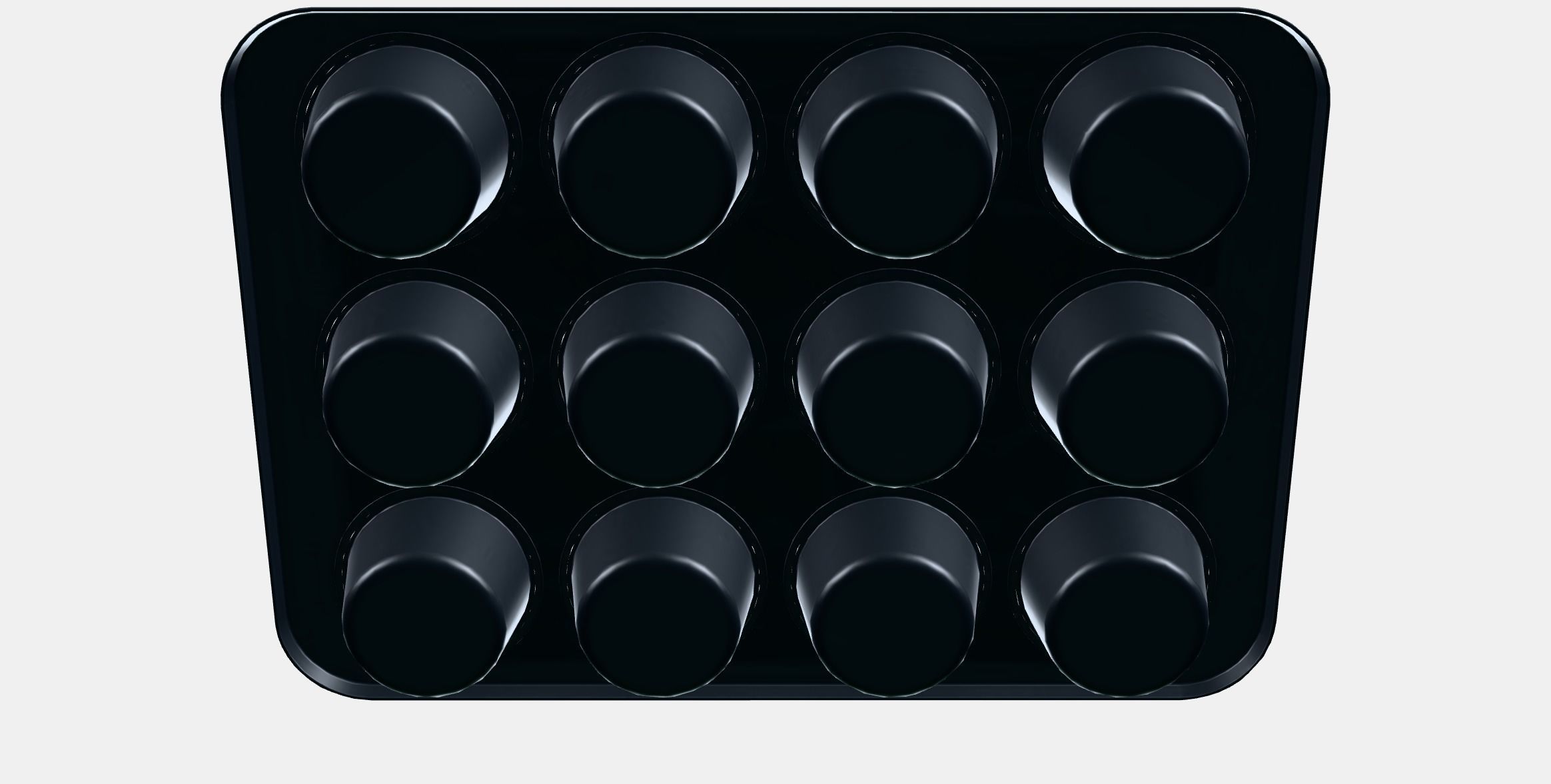 MANTAGG Muffin tin Low-poly 3D model_8