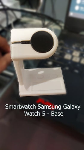 BASE CARGA SMARTWATCH SAMSUNG GALAXY WATCH 5 Free 3D print model