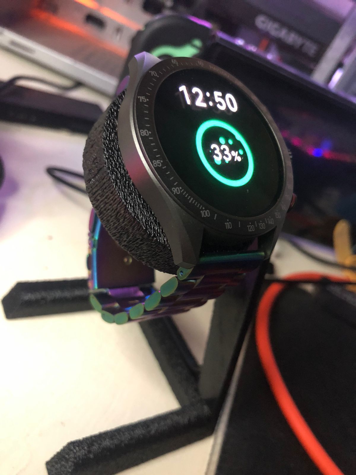 BASE DE CARGA HAYLOU SOLAR PRO SMARTWATCH 3D print model_5