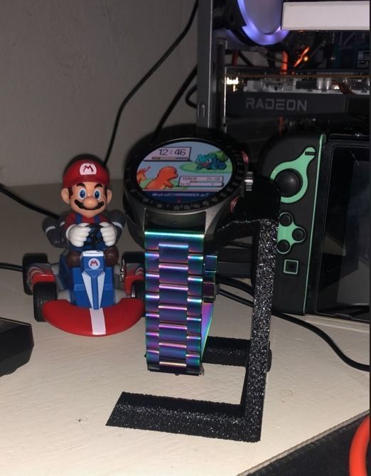 BASE DE CARGA HAYLOU SOLAR PRO SMARTWATCH 3D print model_2