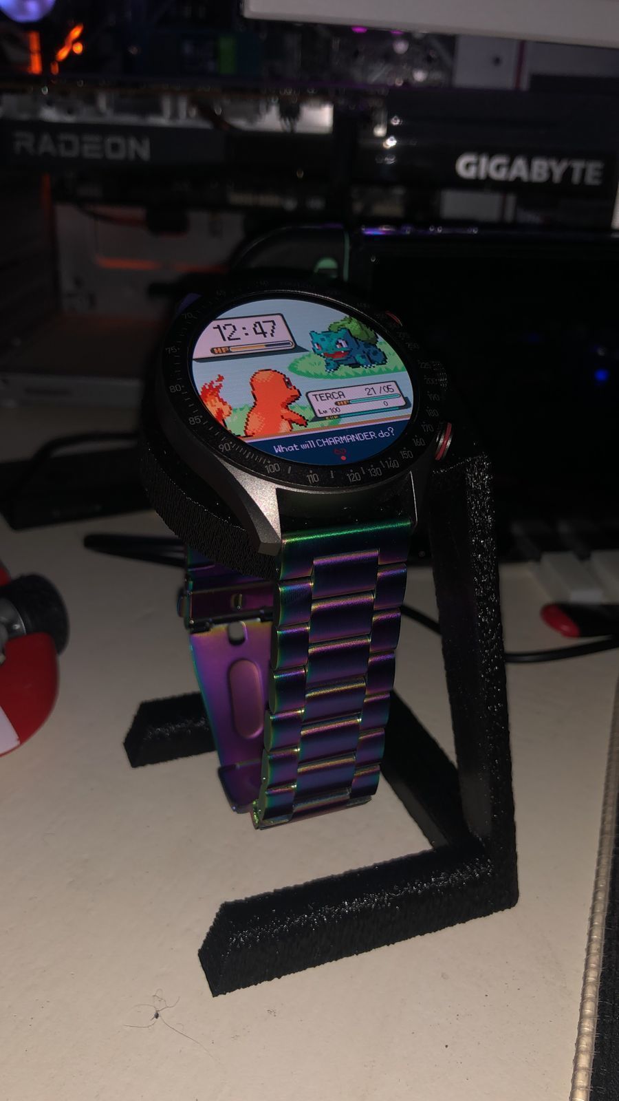 BASE DE CARGA HAYLOU SOLAR PRO SMARTWATCH 3D print model_4