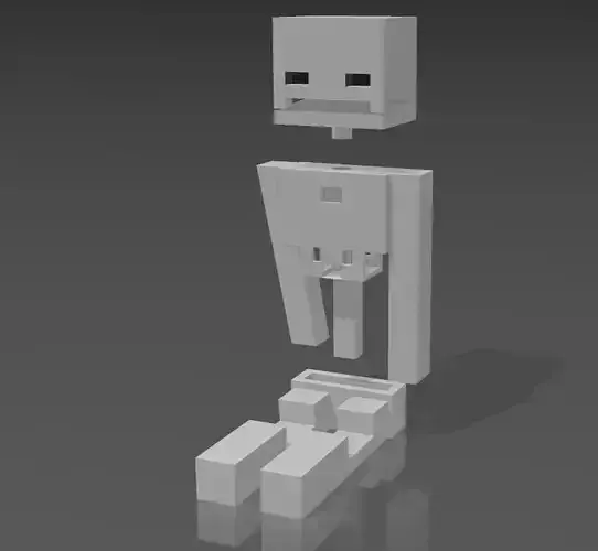 SOPORTE PARA CELULAR ESQUELETO DE MINECRAFT