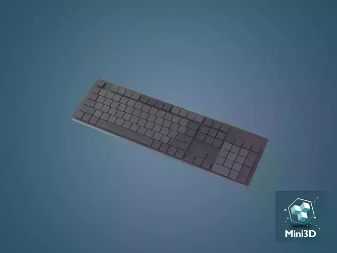 Keyboard 3D model