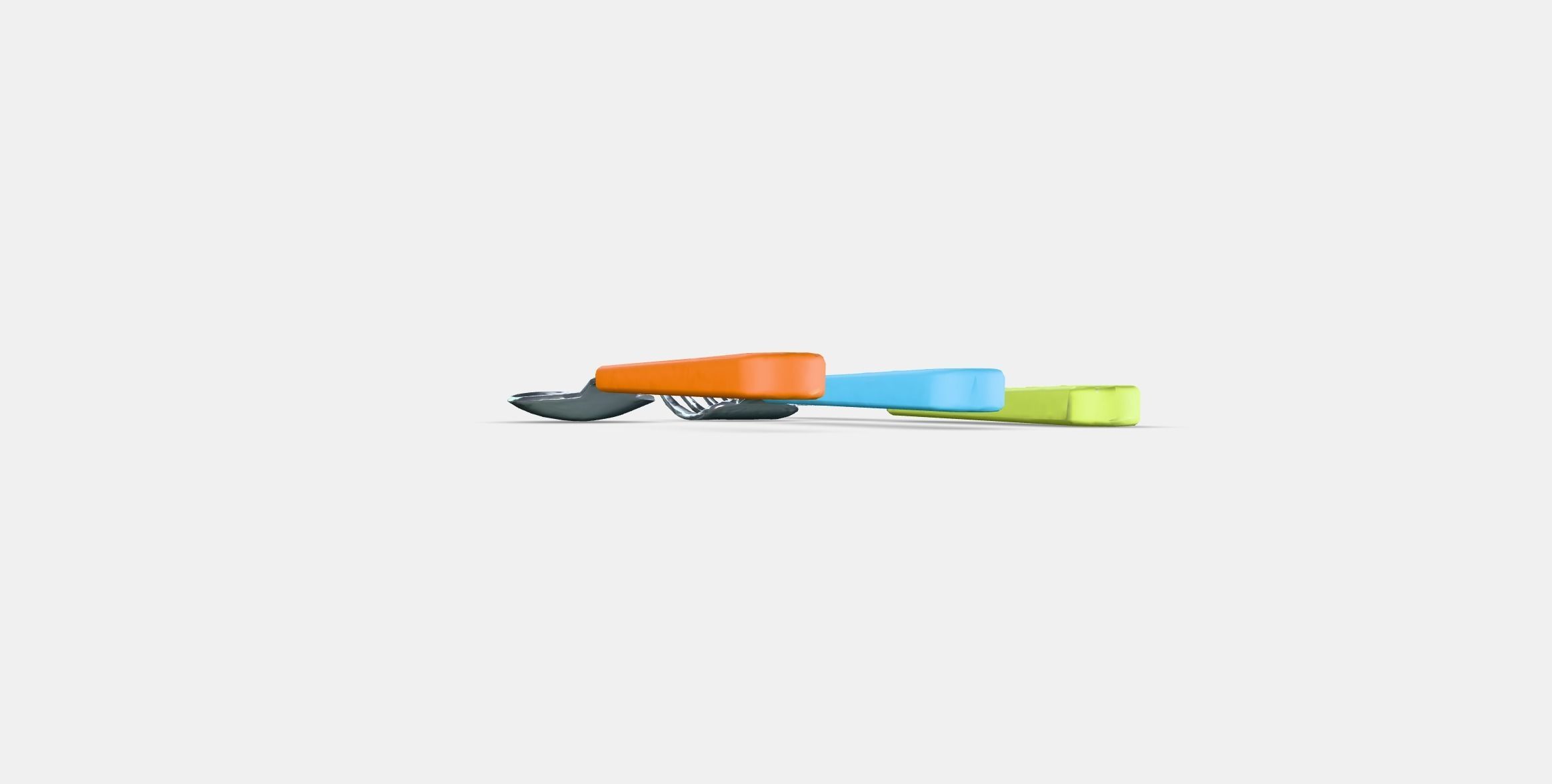 SMASKA 3-piece cutlery set Low-poly 3D model_44
