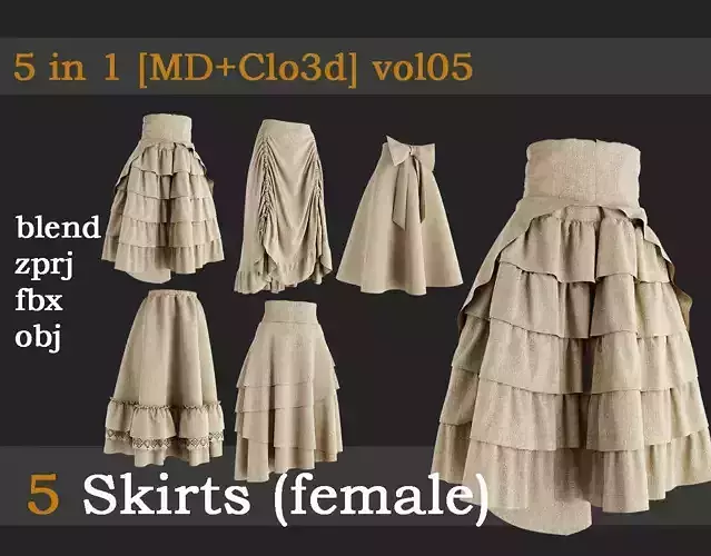5 Skirts vol05