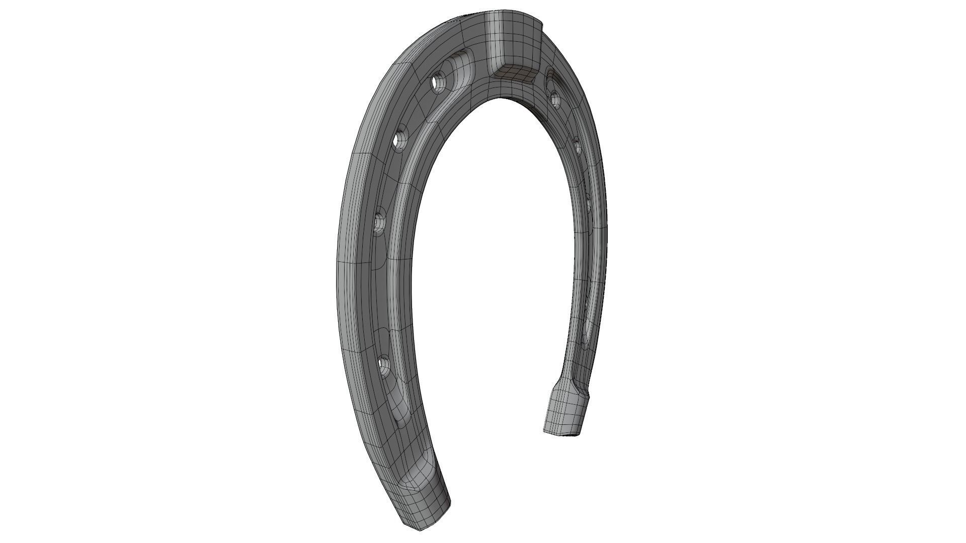 Horse Shoe 3D model_9