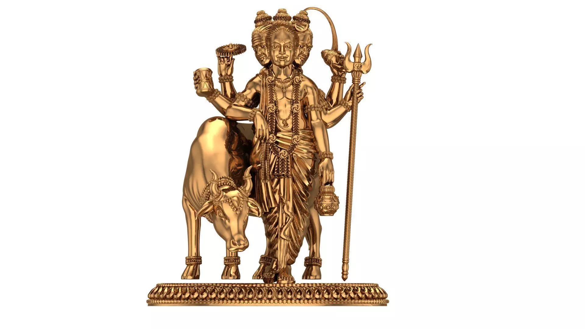 Brahma Vishnu Mahesh 3D models  3D print model_0