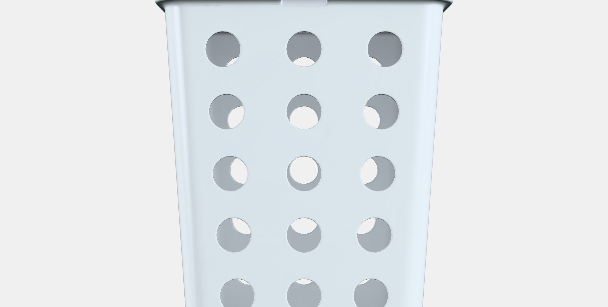 HALLBAR Bin with lid for organic waste Low-poly 3D model_15