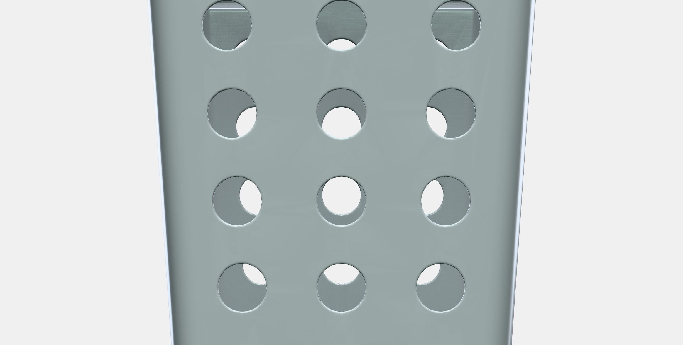 HALLBAR Bin with lid for organic waste Low-poly 3D model_11