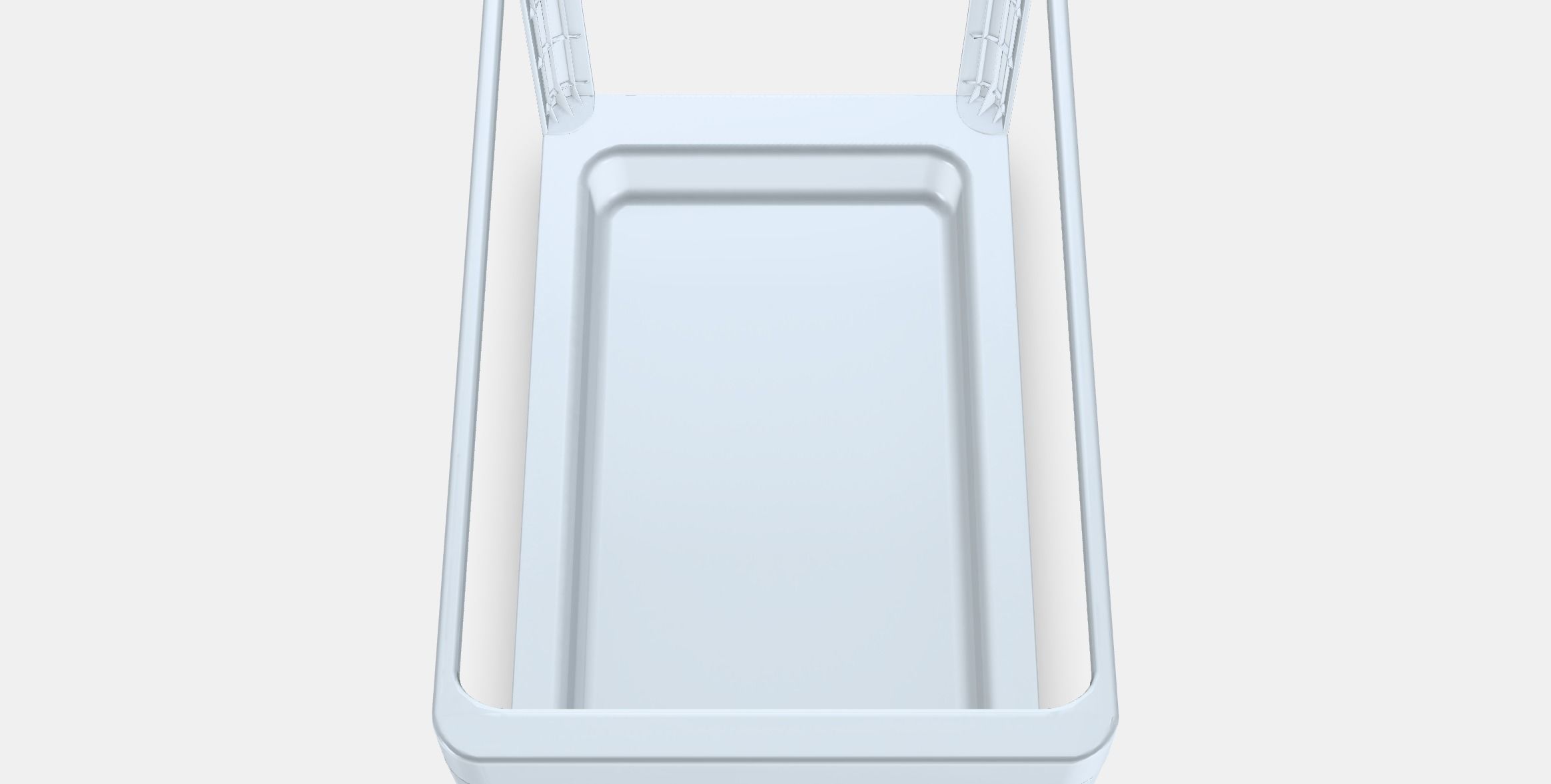 HALLBAR Pull-out frame for waste sorting Low-poly 3D model_4