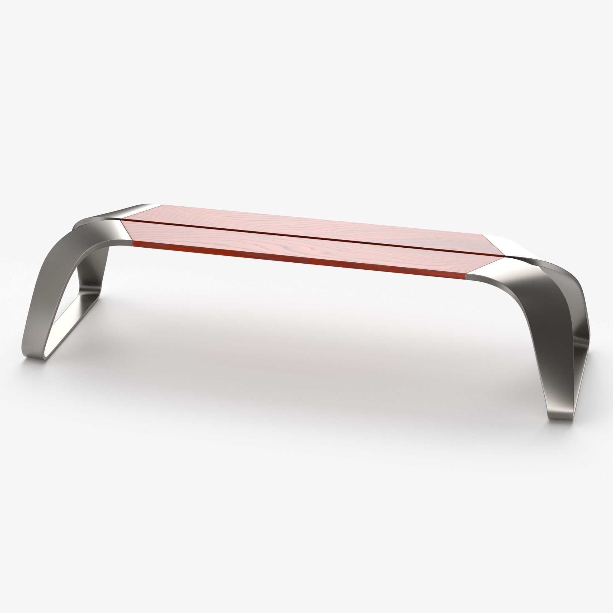 Bench 3D model_7