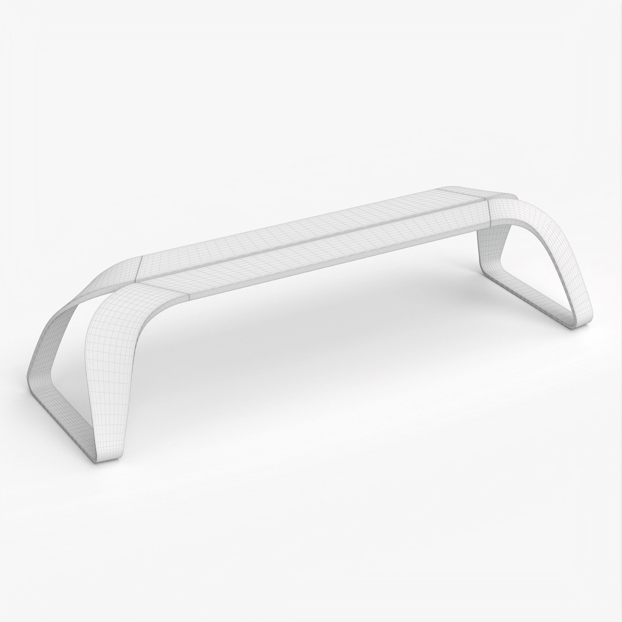 Bench 3D model_30