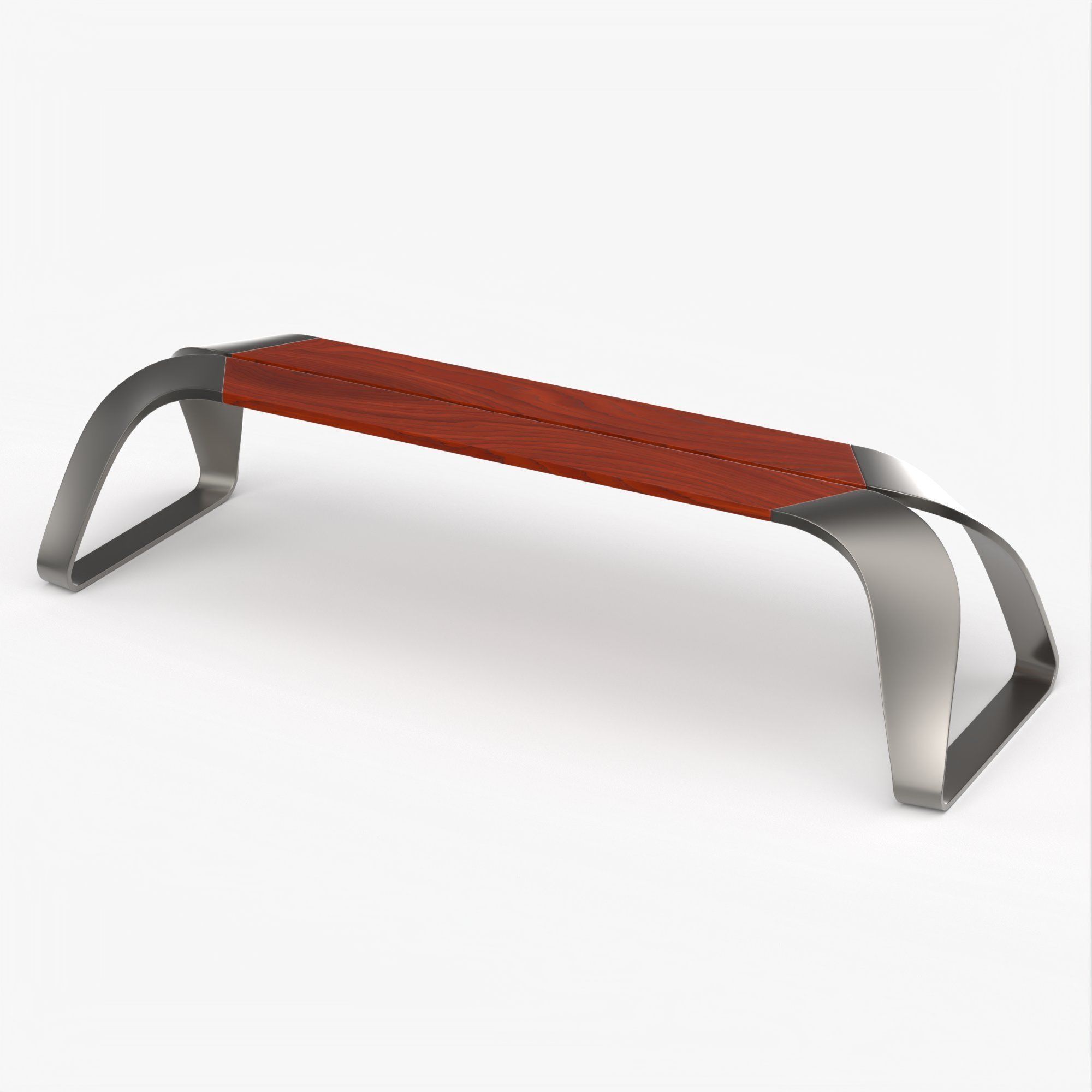Bench 3D model_3