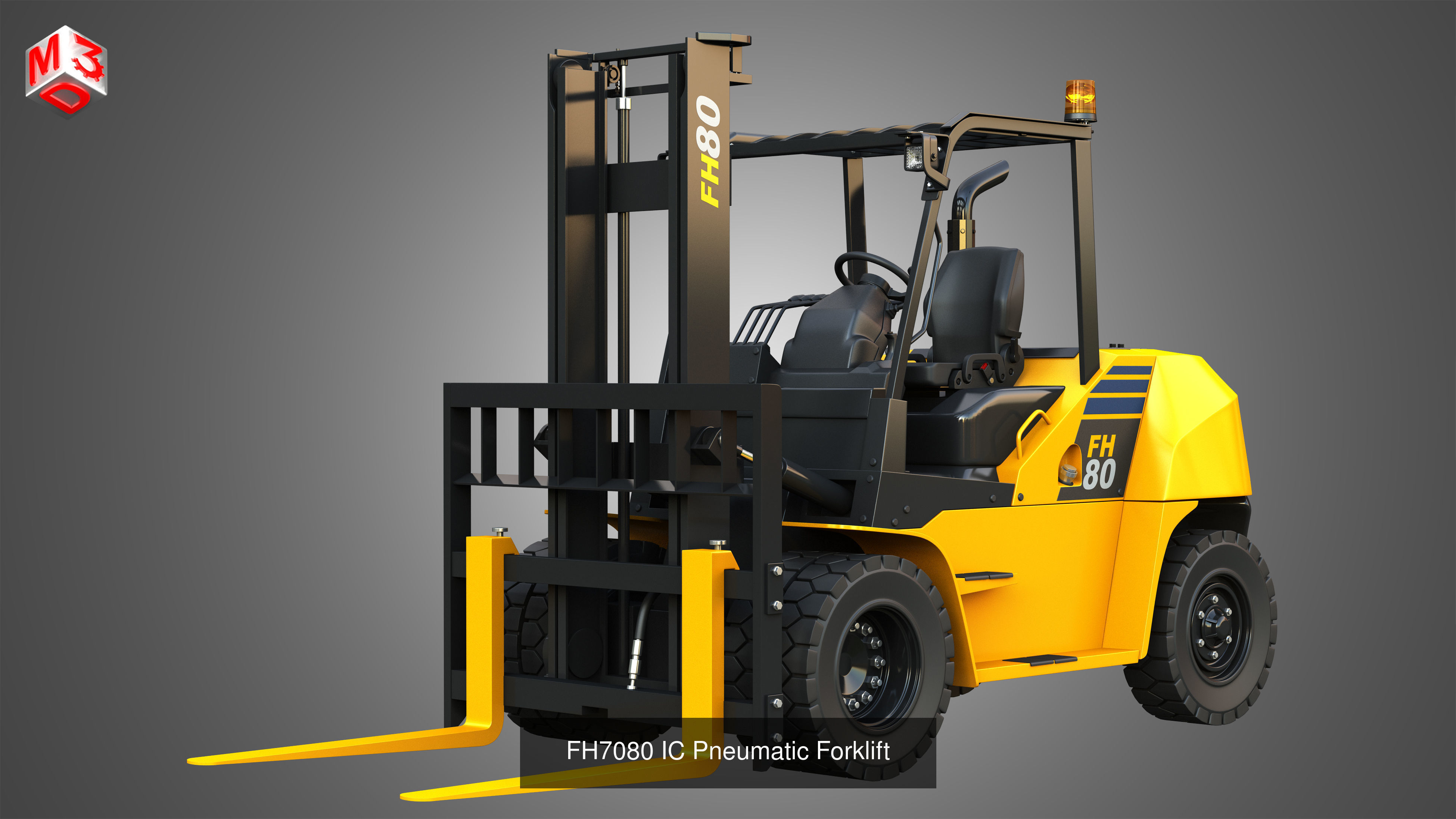 FH7080 - AE50 Forklifts  2 in 1 3D Model Collection_1