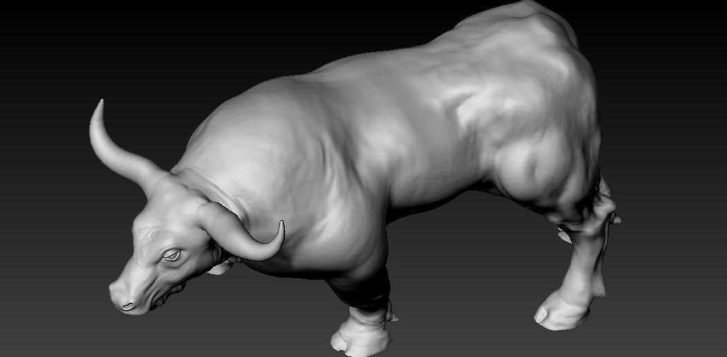 Bull 3D Model for 3D Printing 3D print model_5