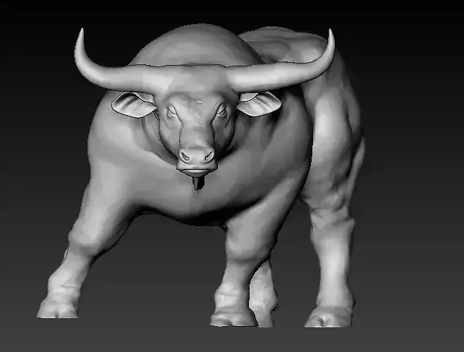 Bull 3D Model for 3D Printing