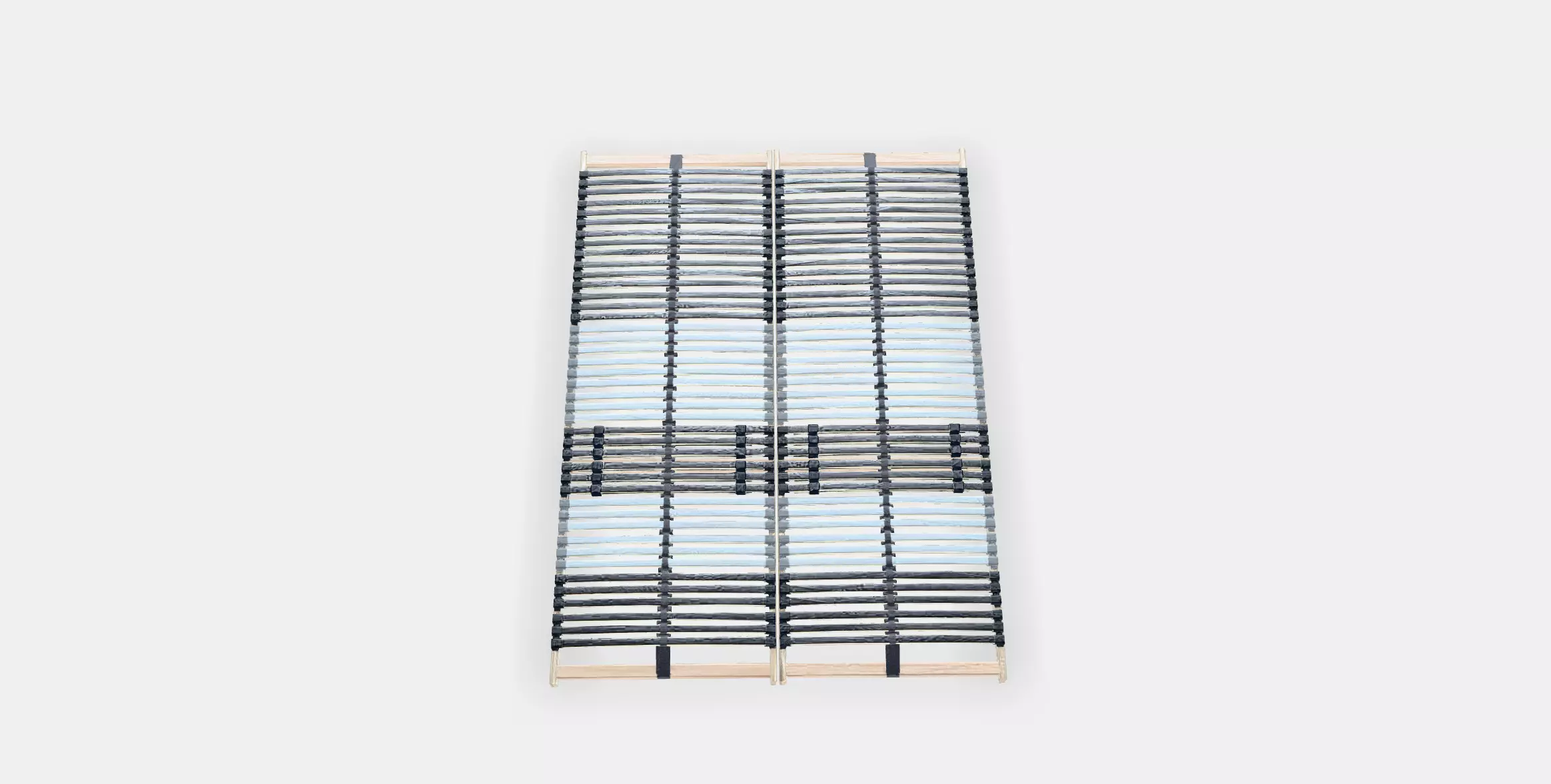 LEIRSUND Slatted bed base 1 Low-poly 3D model_0