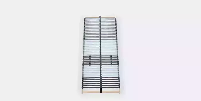 LEIRSUND Slatted bed base 2 Low-poly 3D model