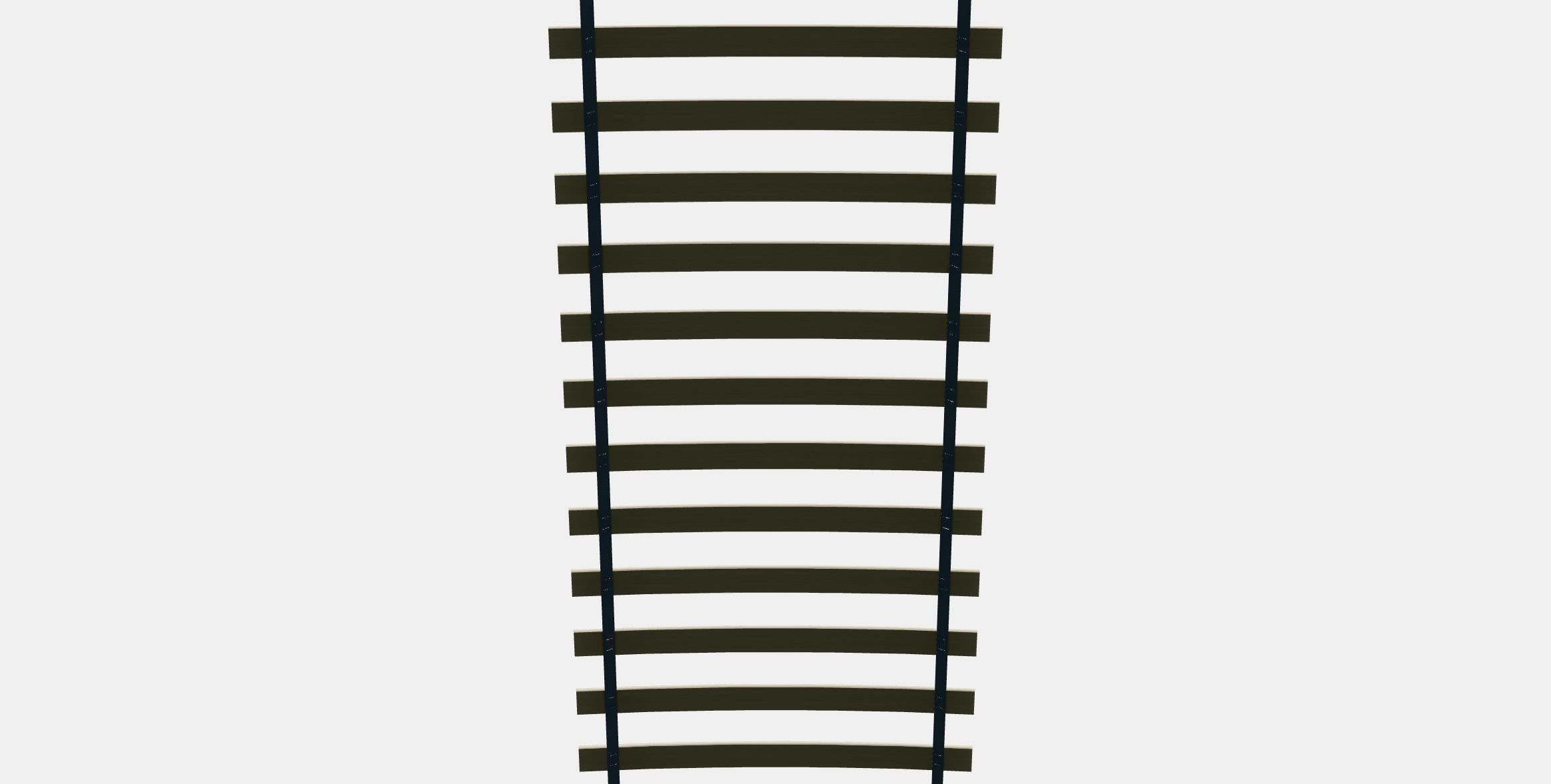 LUROY Slatted bed base 2 Low-poly 3D model_8