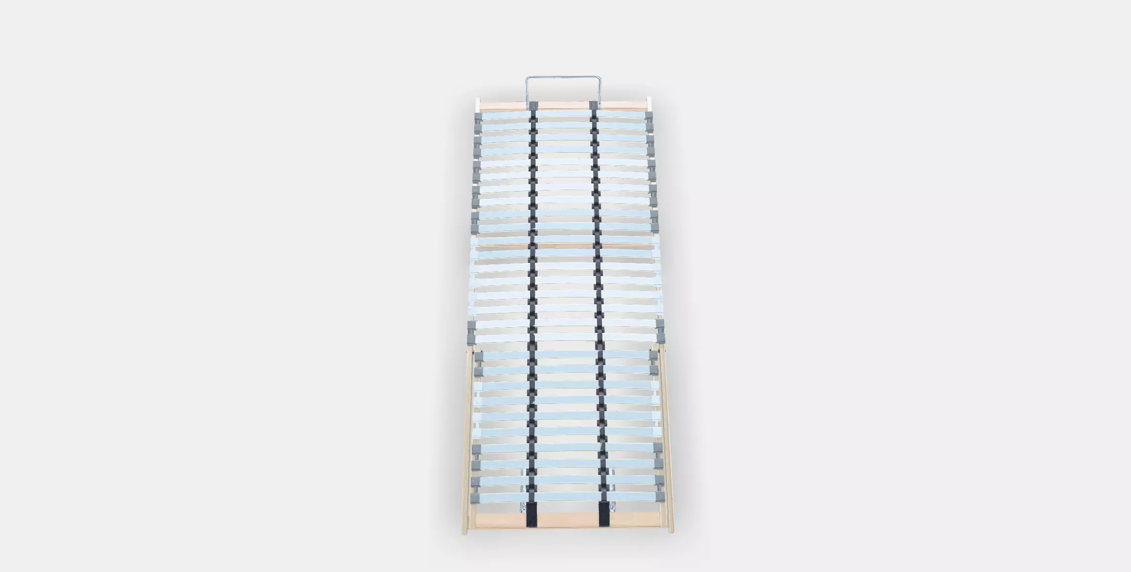 LONSET Slatted bed base adjustable 2 Low-poly 3D model_0