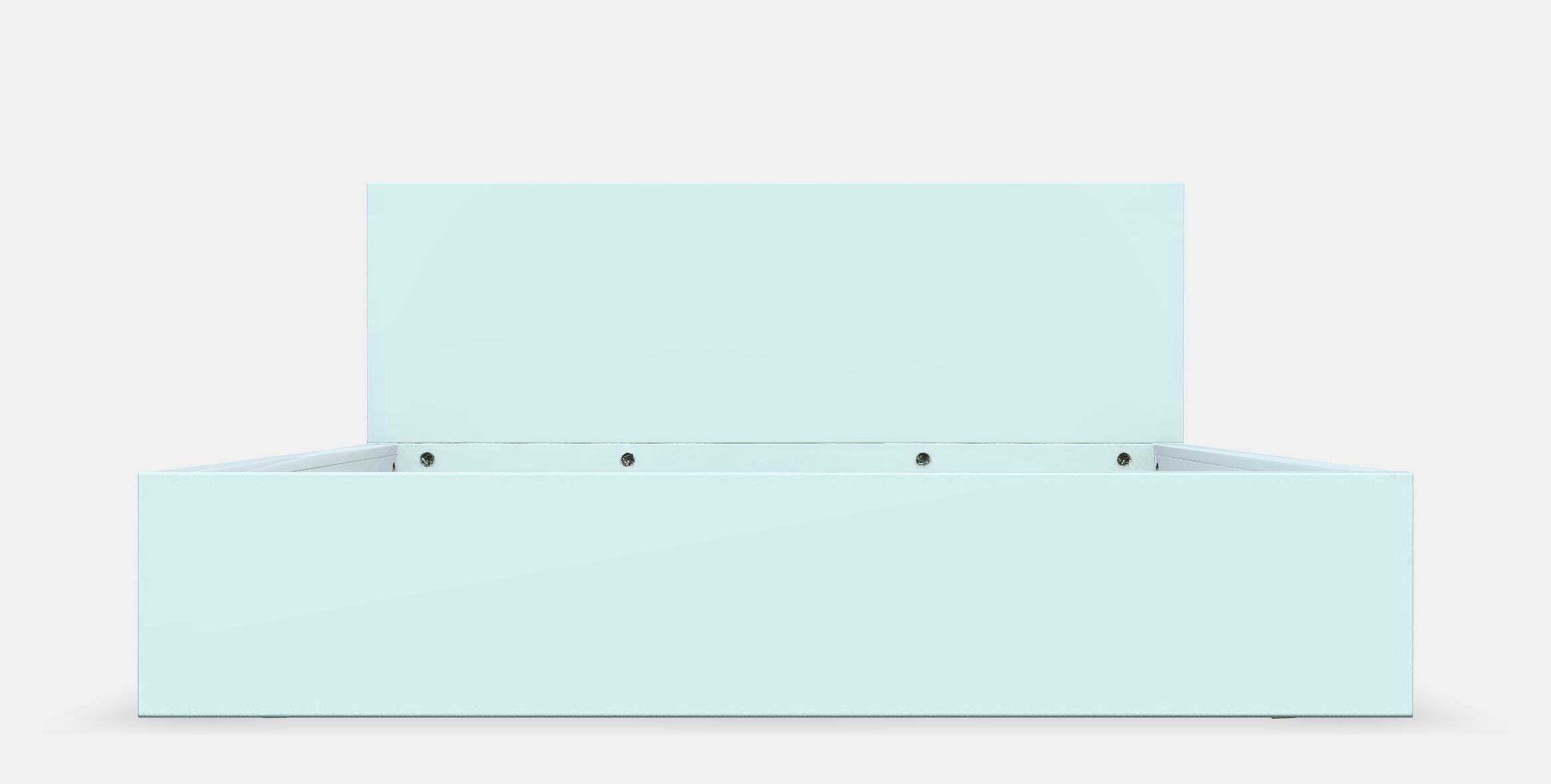 MALM Bed frame high 1 Low-poly 3D model_11