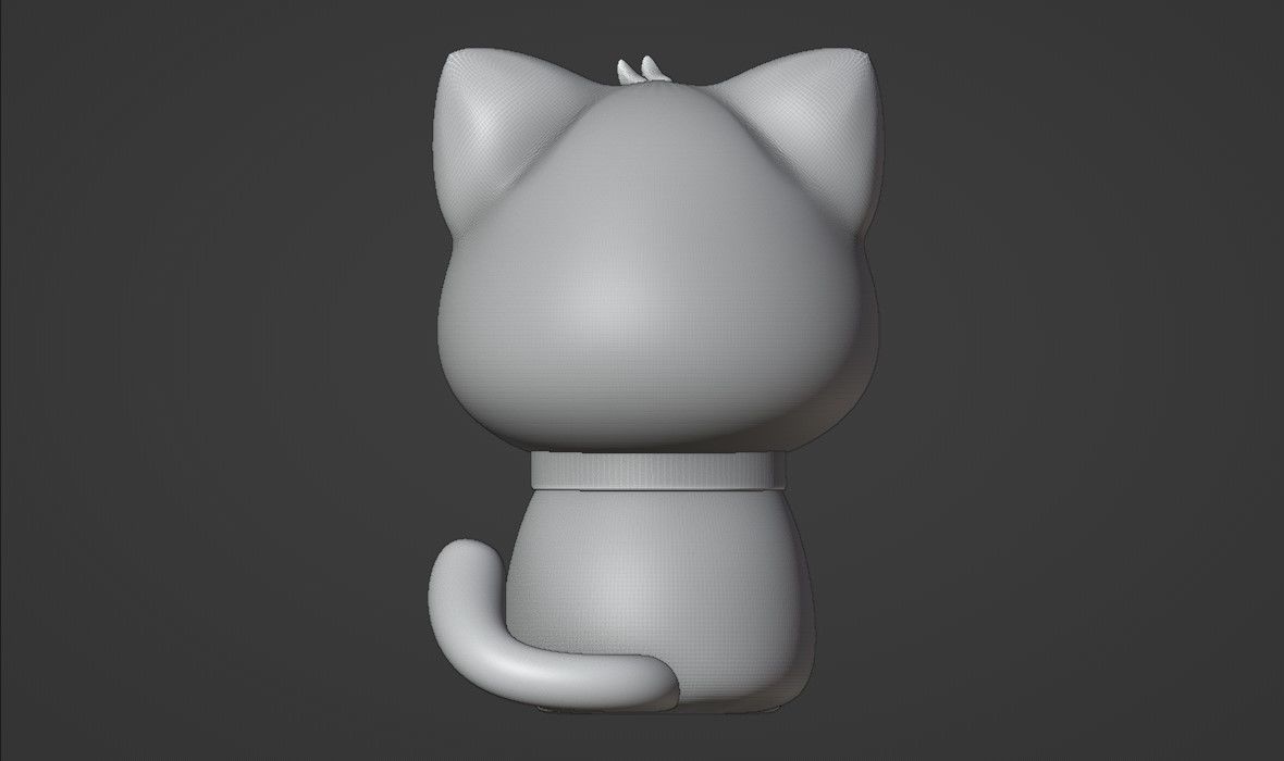 Criminal cat 3D print model_4