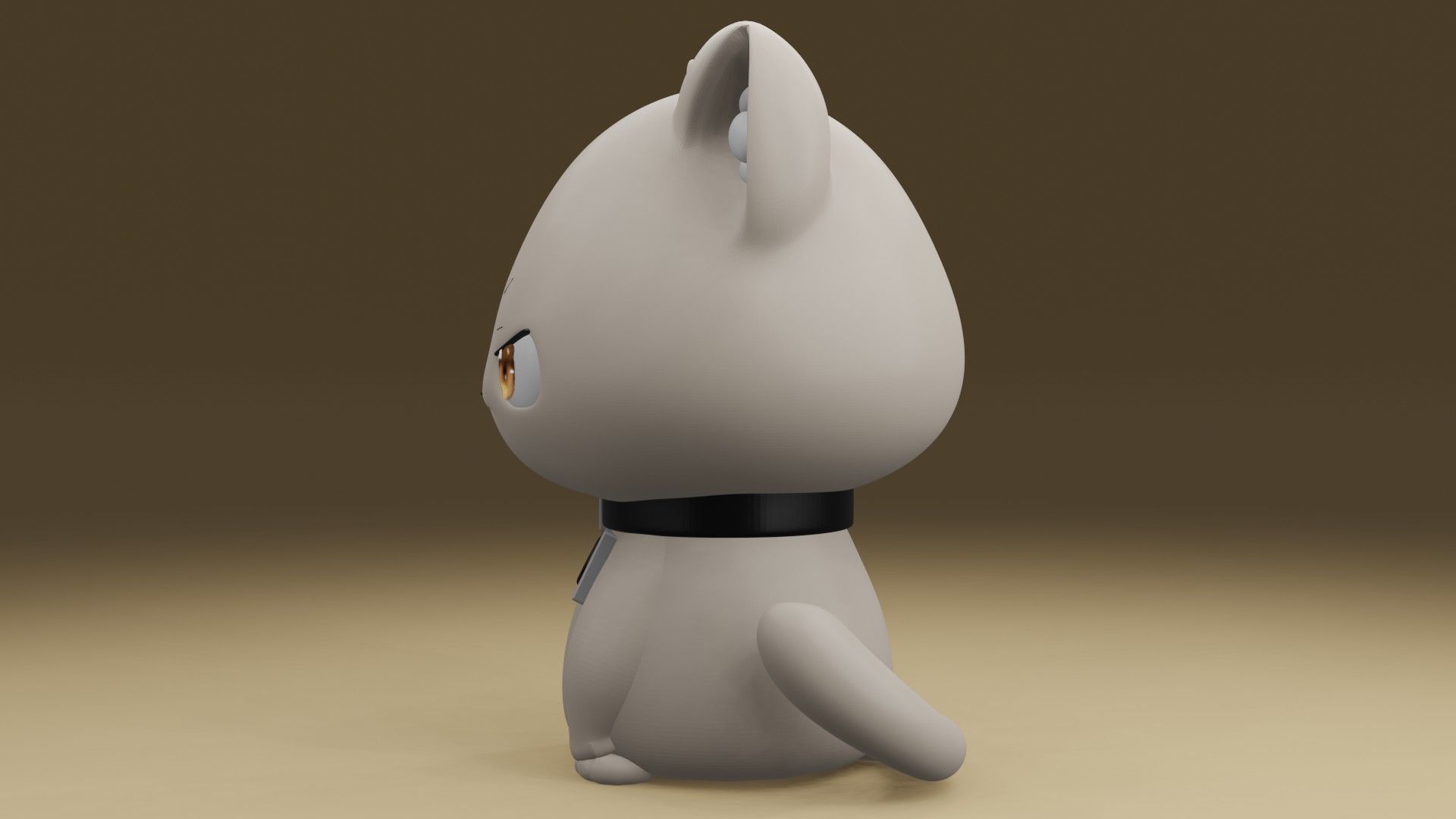 Criminal cat 3D print model_13