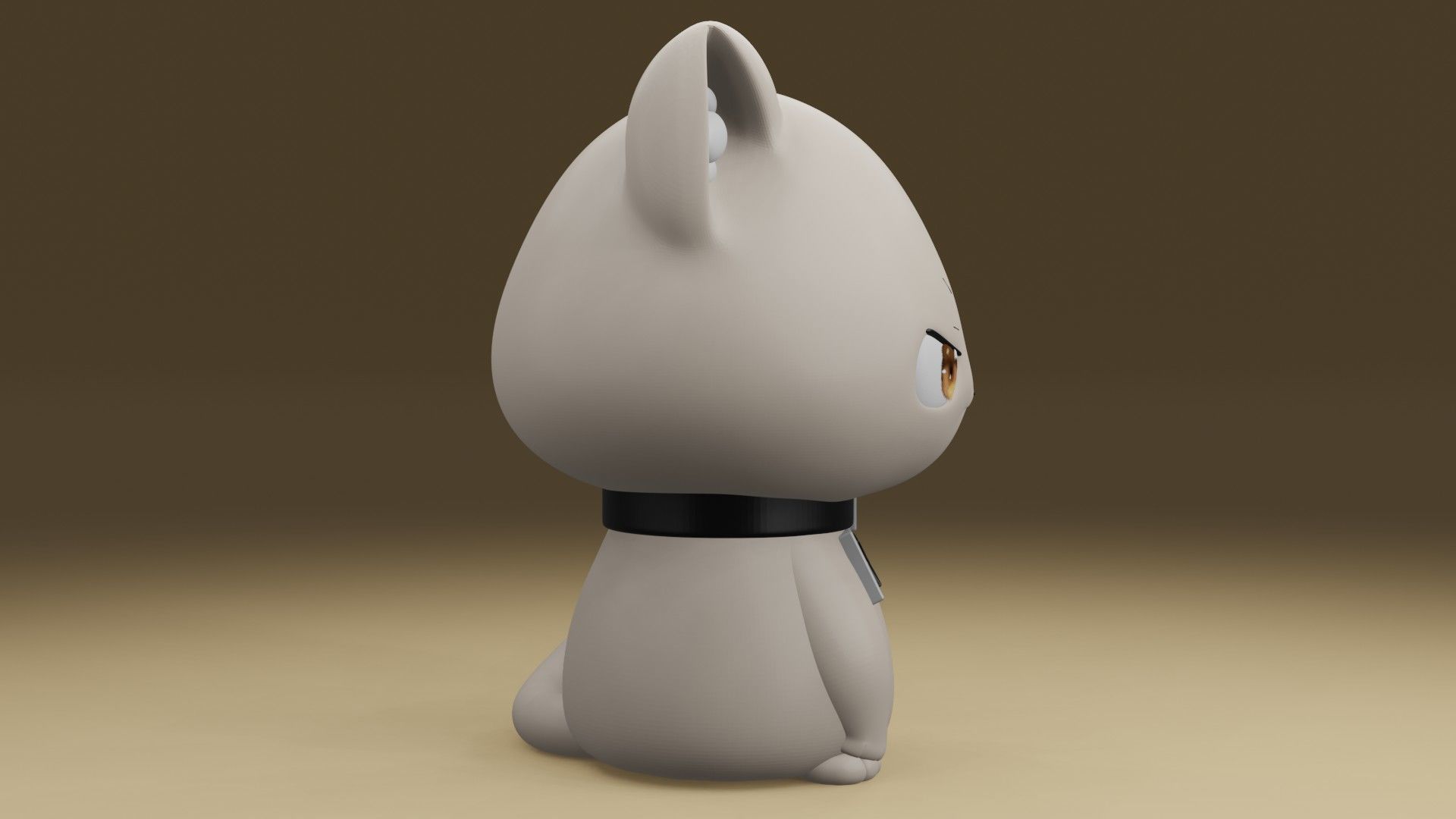 Criminal cat 3D print model_9