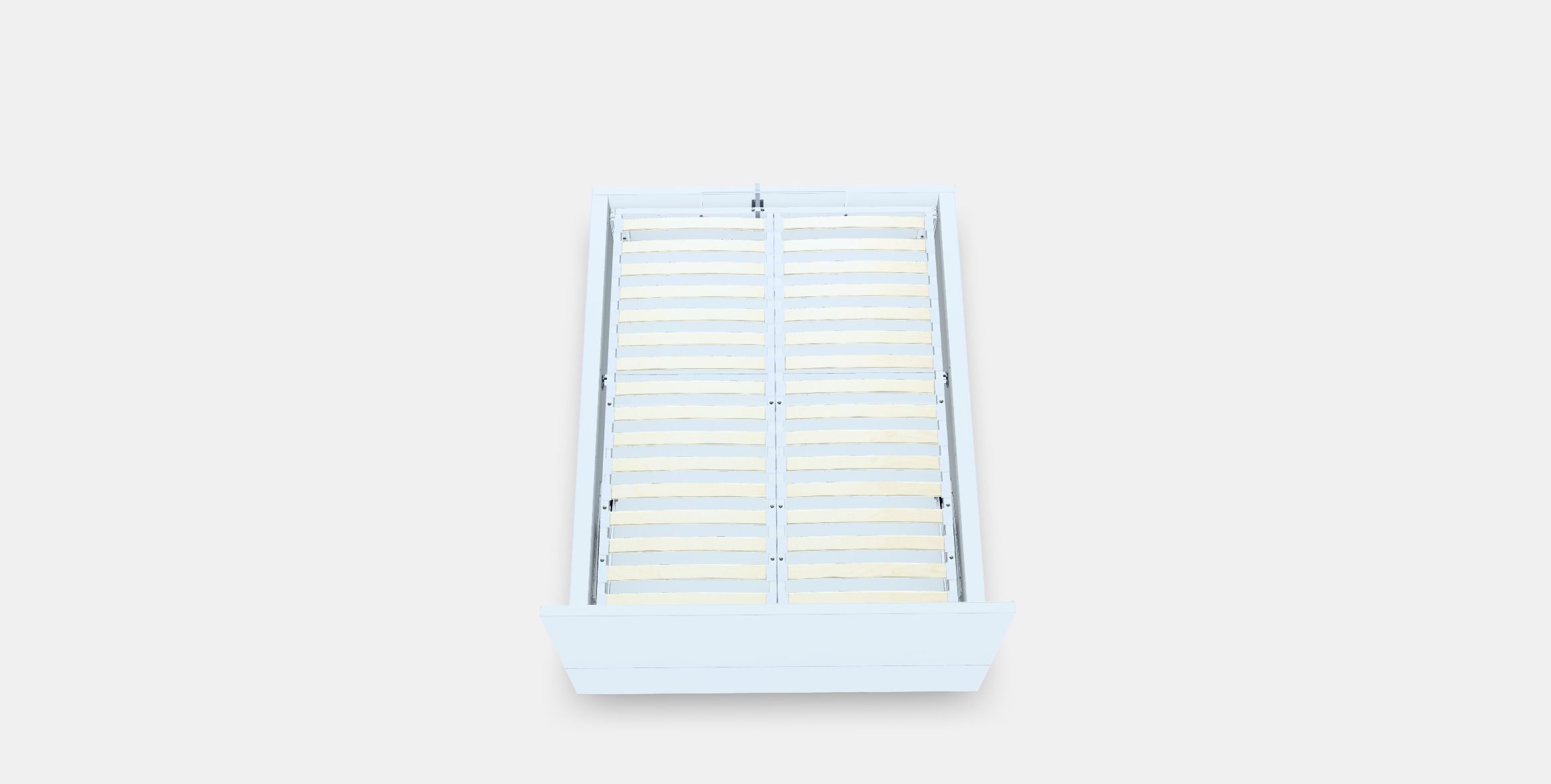 MALM Ottoman bed Low-poly 3D model_3