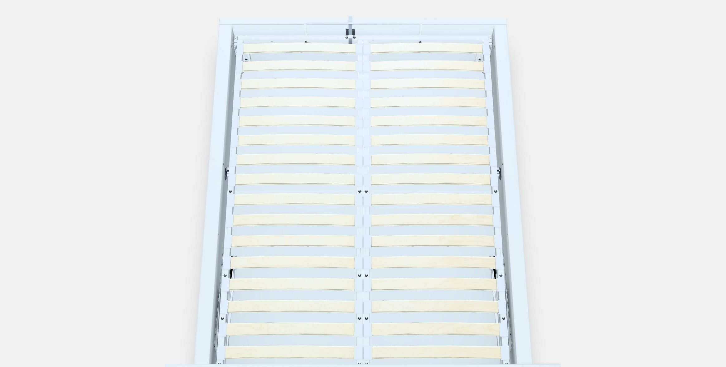 MALM Ottoman bed Low-poly 3D model_4