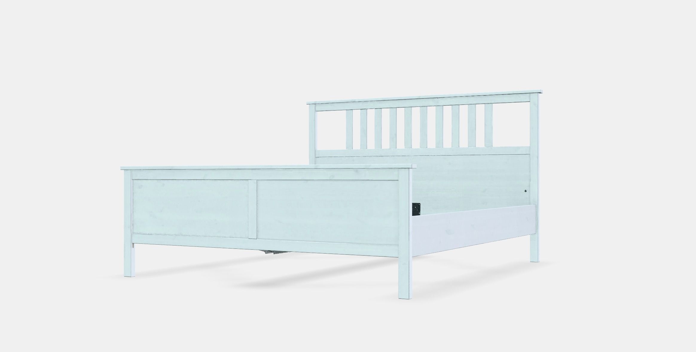 HEMNES Bed frame 1 Low-poly 3D model_13