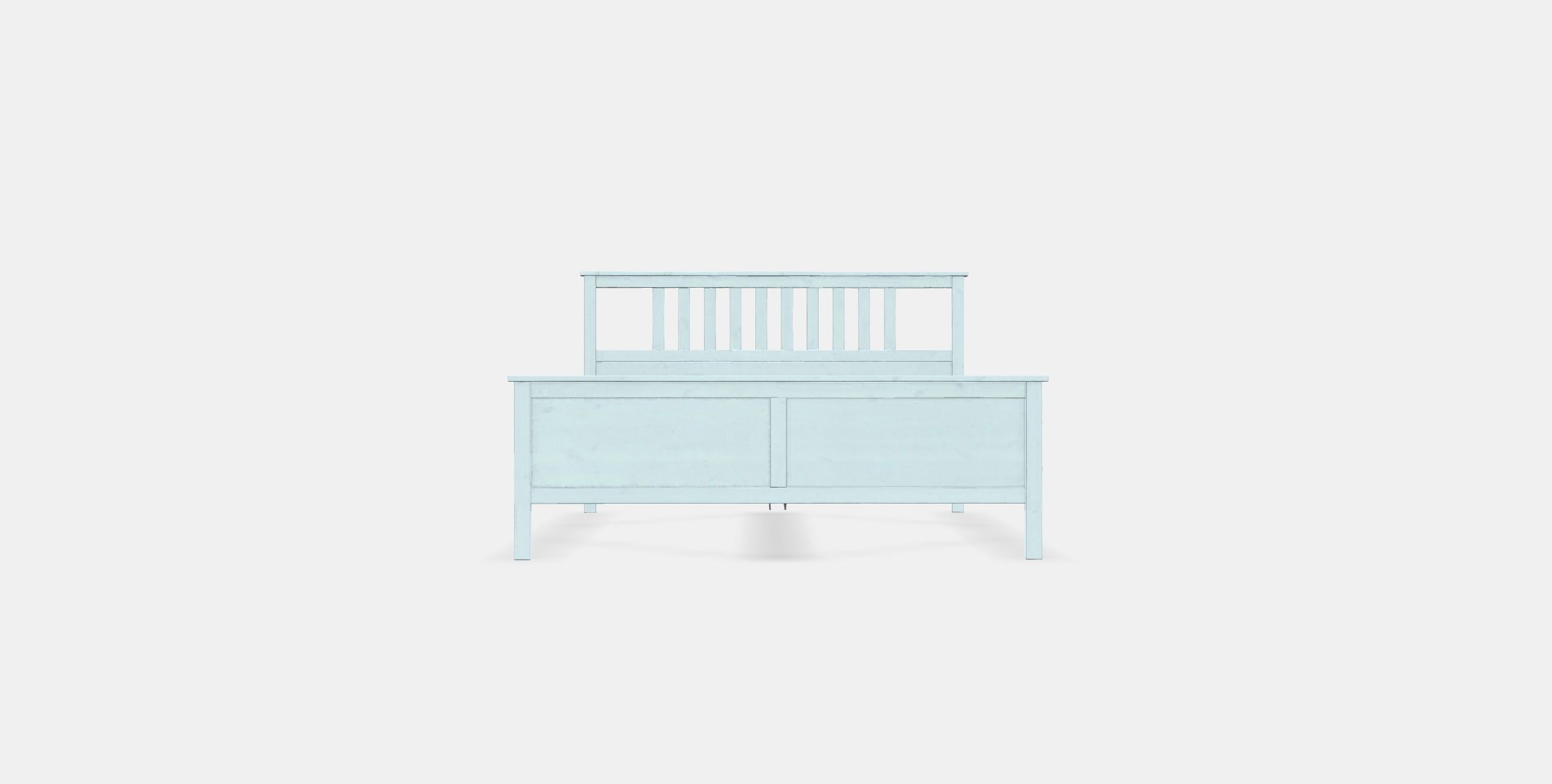 HEMNES Bed frame 1 Low-poly 3D model_10