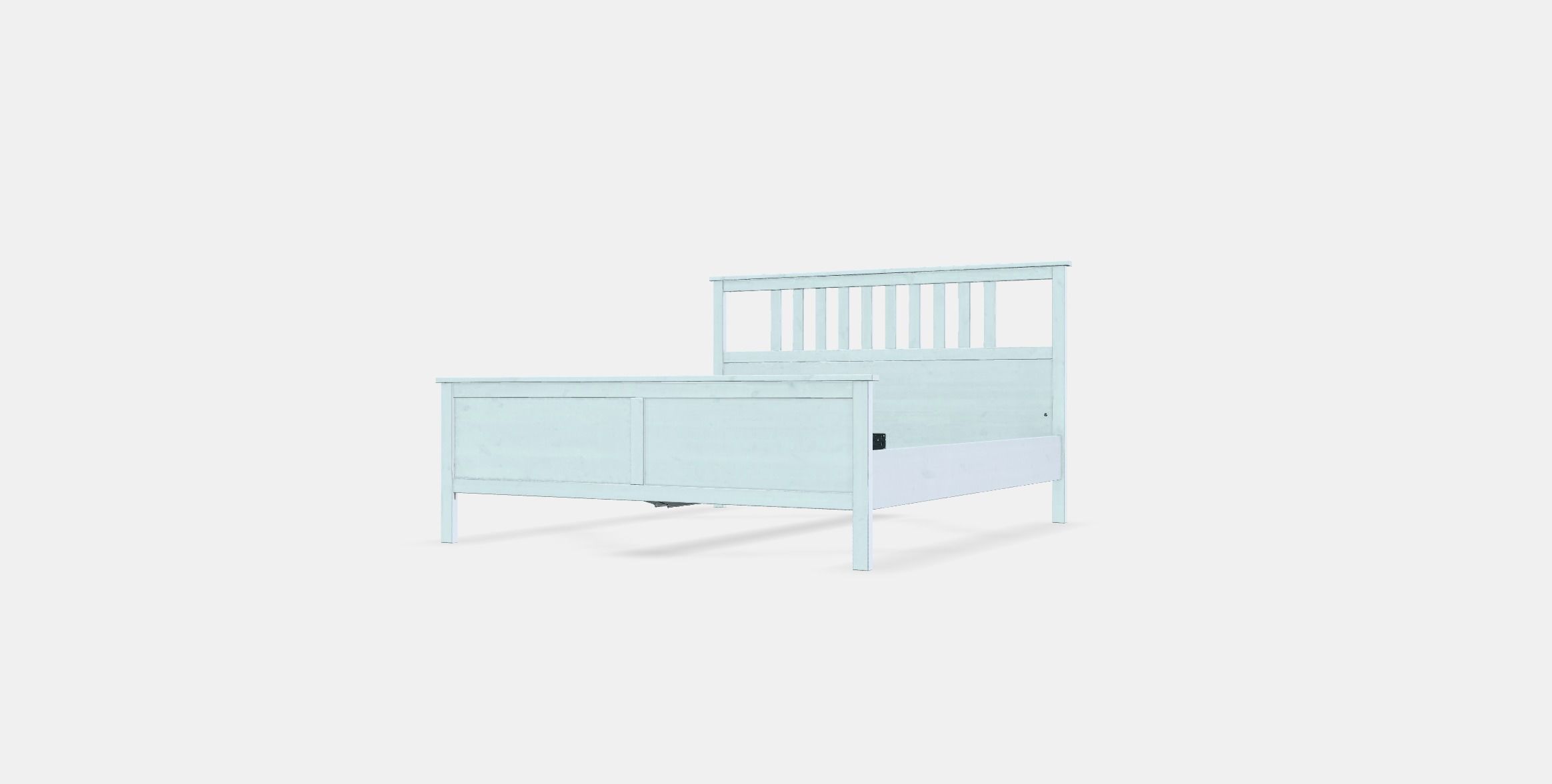 HEMNES Bed frame 1 Low-poly 3D model_12