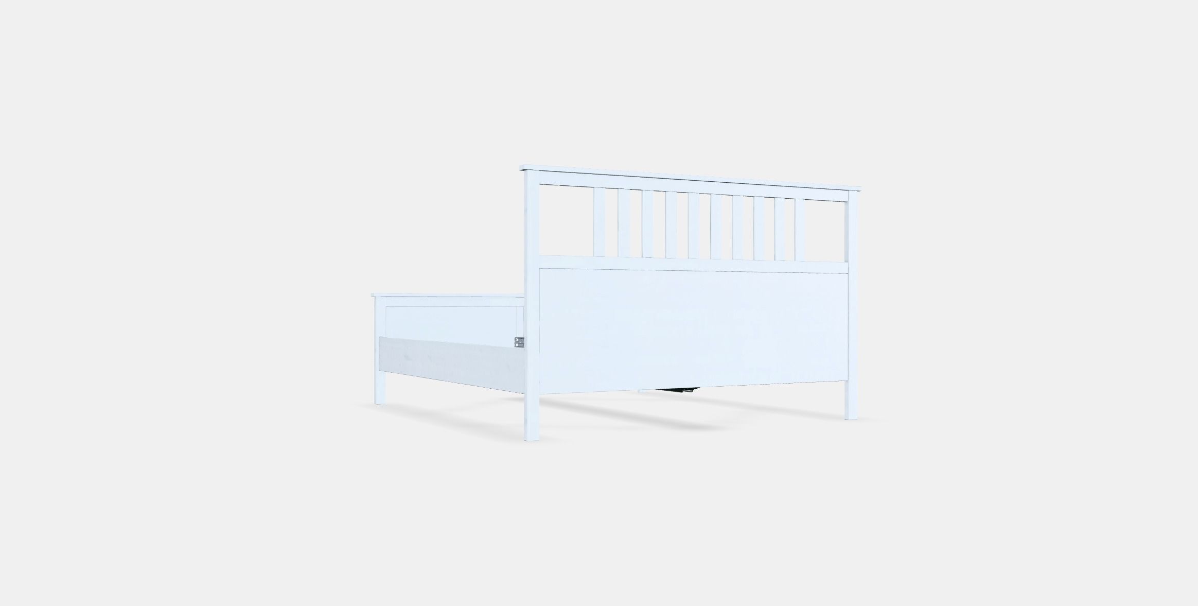 HEMNES Bed frame 1 Low-poly 3D model_16