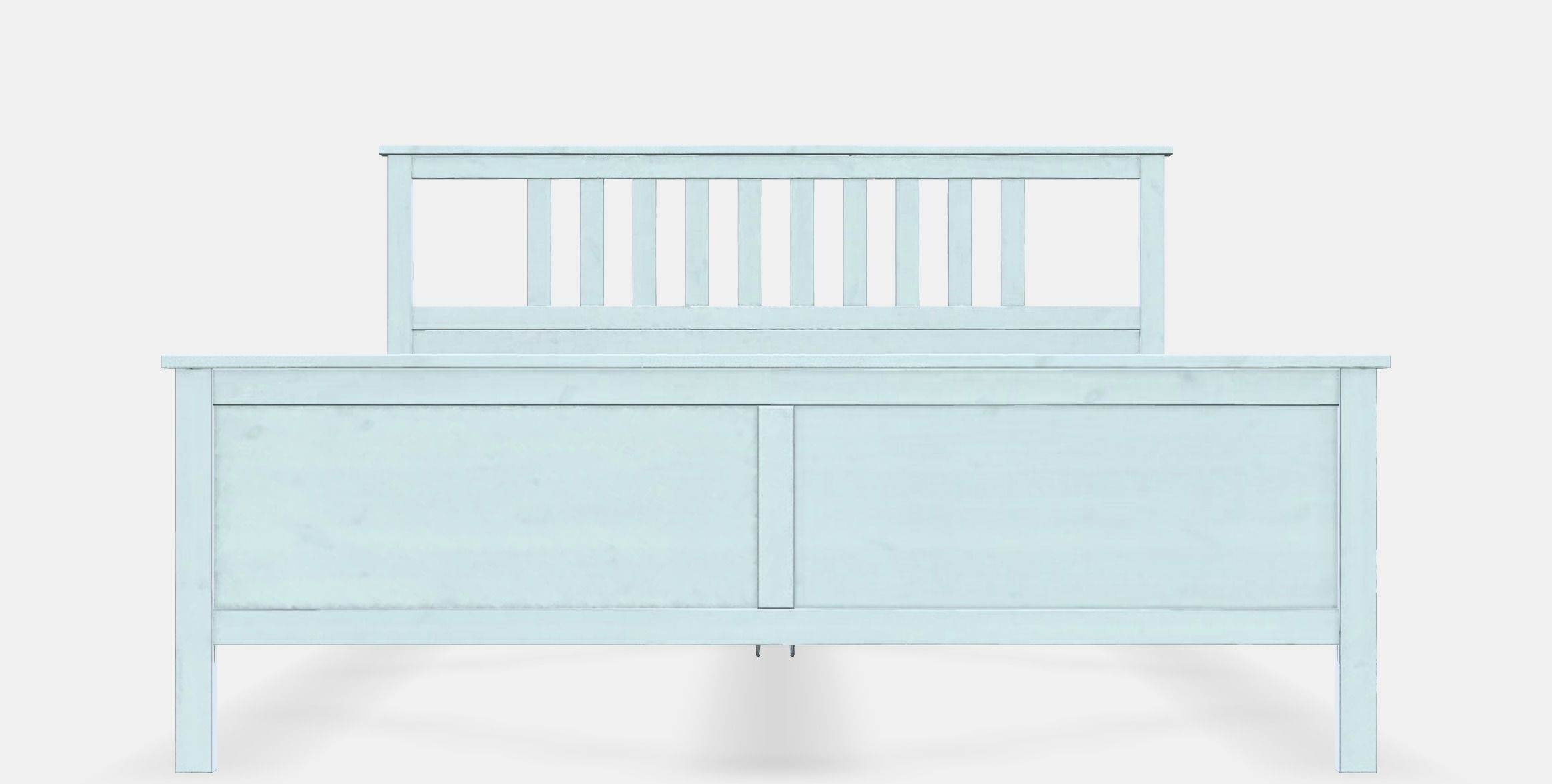 HEMNES Bed frame 1 Low-poly 3D model_11