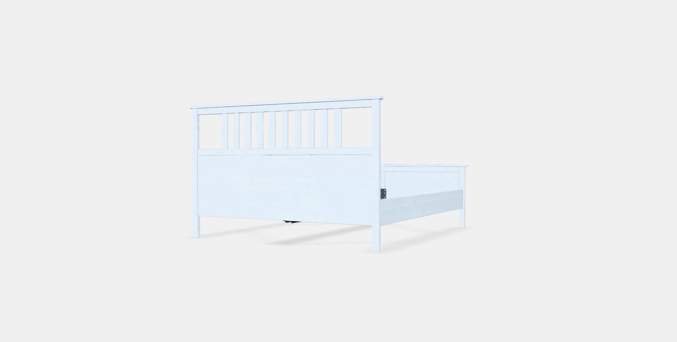HEMNES Bed frame 1 Low-poly 3D model_5