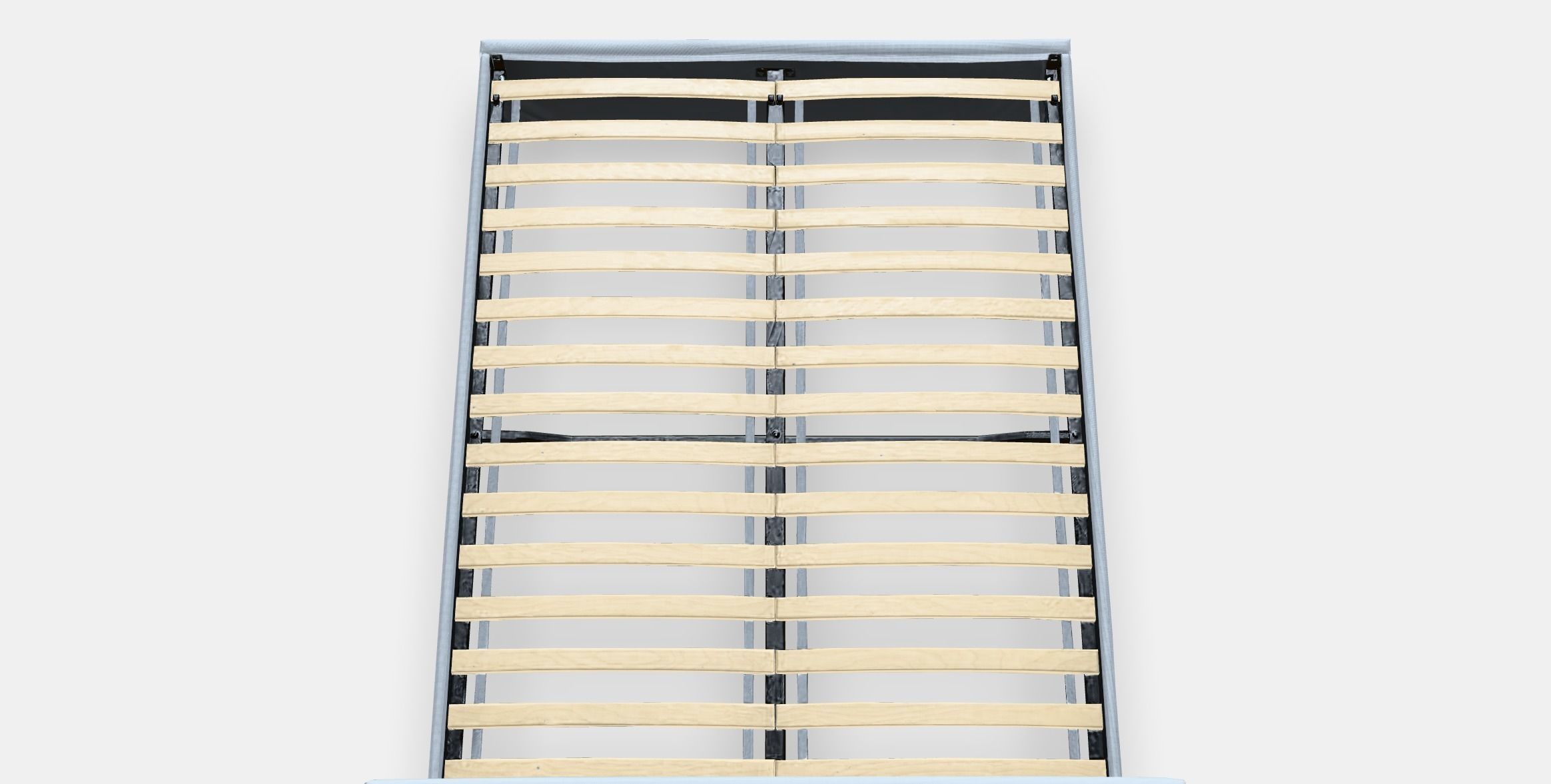 GLADSTAD Upholstered bed frame Low-poly 3D model_4