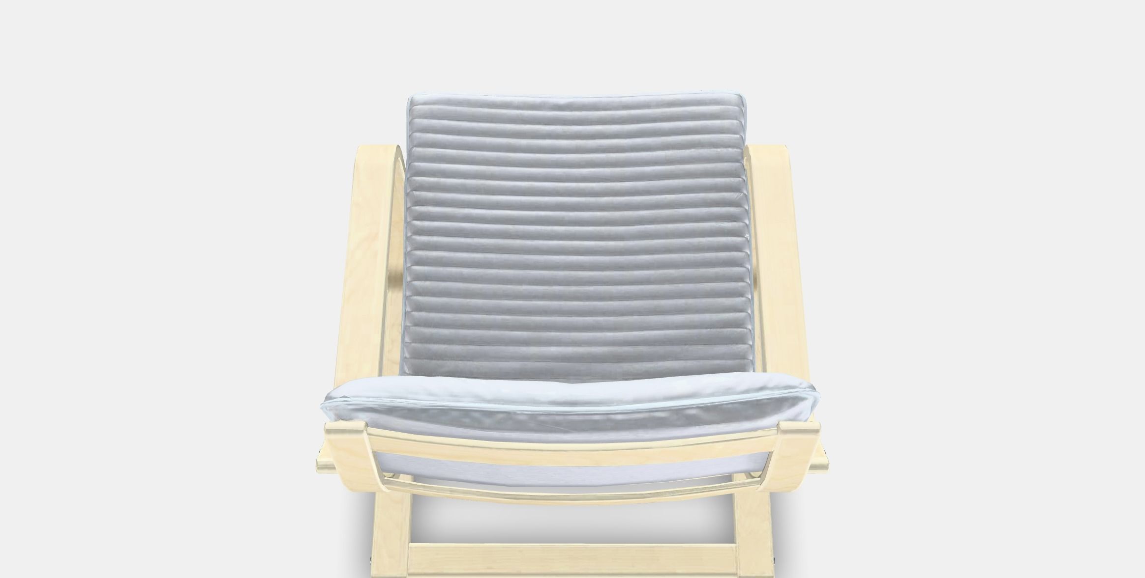 POANG Armchair Low-poly 3D model_4