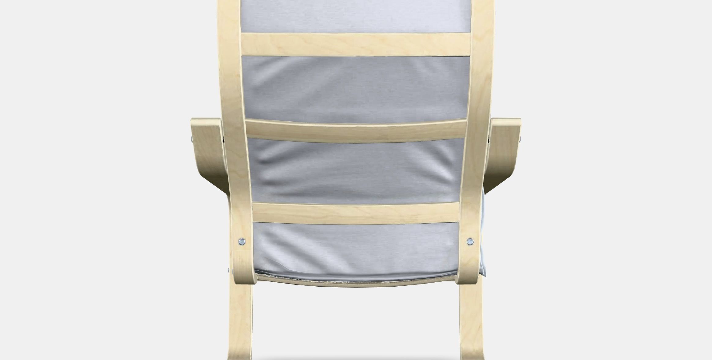 POANG Armchair Low-poly 3D model_15