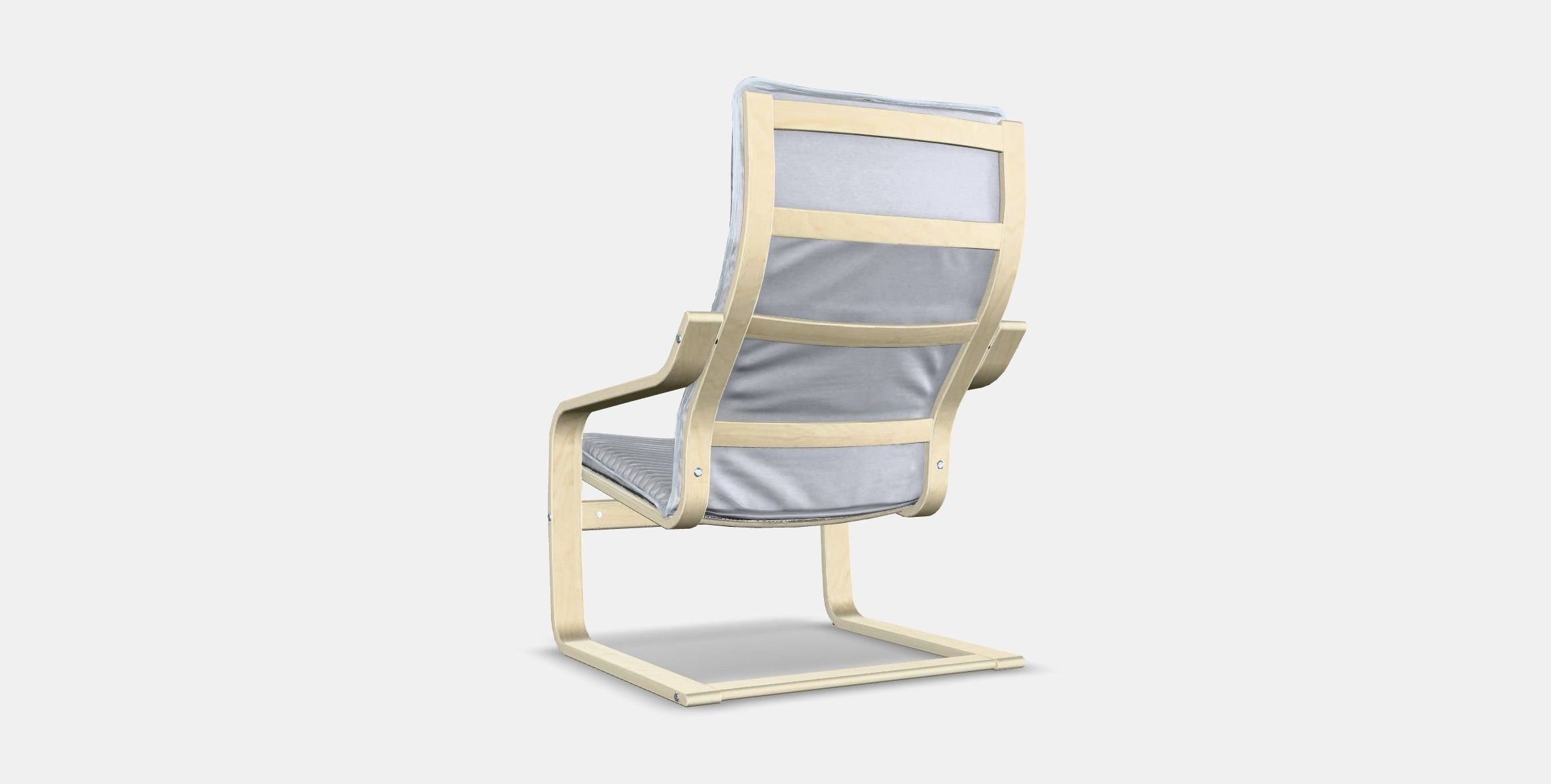 POANG Armchair Low-poly 3D model_16